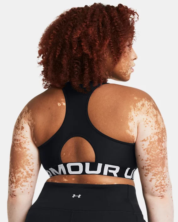 2024 Under Armour Heatgear Mid Banded Sports Bra