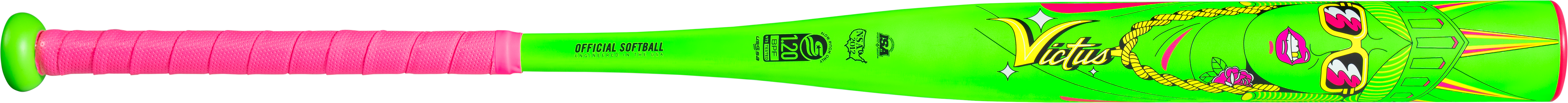 2026 Victus Beacon Neon Green Travis Clark 1 Piece  Big Boy (1.0 oz) 12.25" Slo-Pitch Bat USSSA