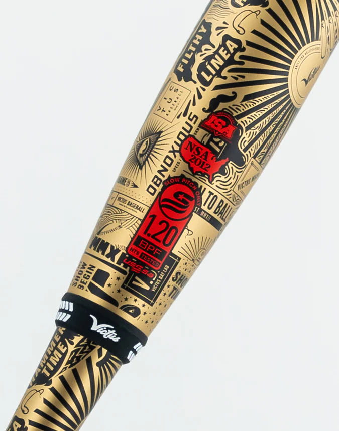 2026 Victus Nox 2 Piece 12.5" Big Boy (1.0 oz) Slo-Pitch Bat USSSA VSPNX2BU