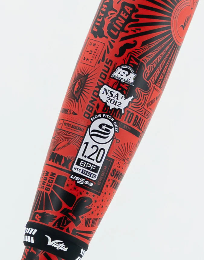 2026 Victus Nox 2 Piece 13.25" No-No (0 oz) Slo-Pitch Bat USSSA VSPNX2NU