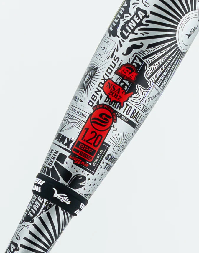 2026 Victus Nox 2 Piece 12.75" Ya-Ya (0.5 oz) Slo-Pitch Bat USSSA  VSPNX2YU