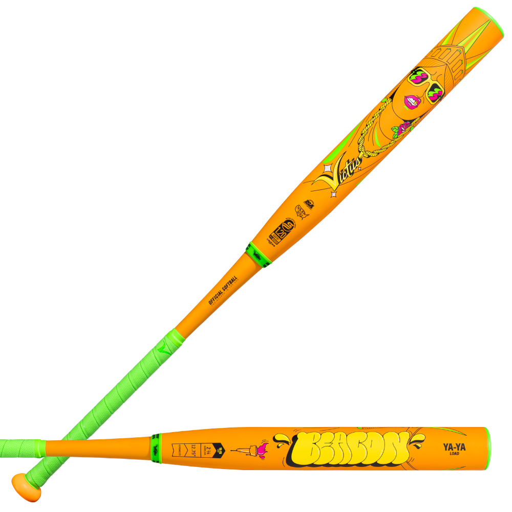 2026 Victus Beacon Neon Orange 2 Piece Ya - Ya (0.5 oz) 12.75" Slo-Pitch Bat USSSA