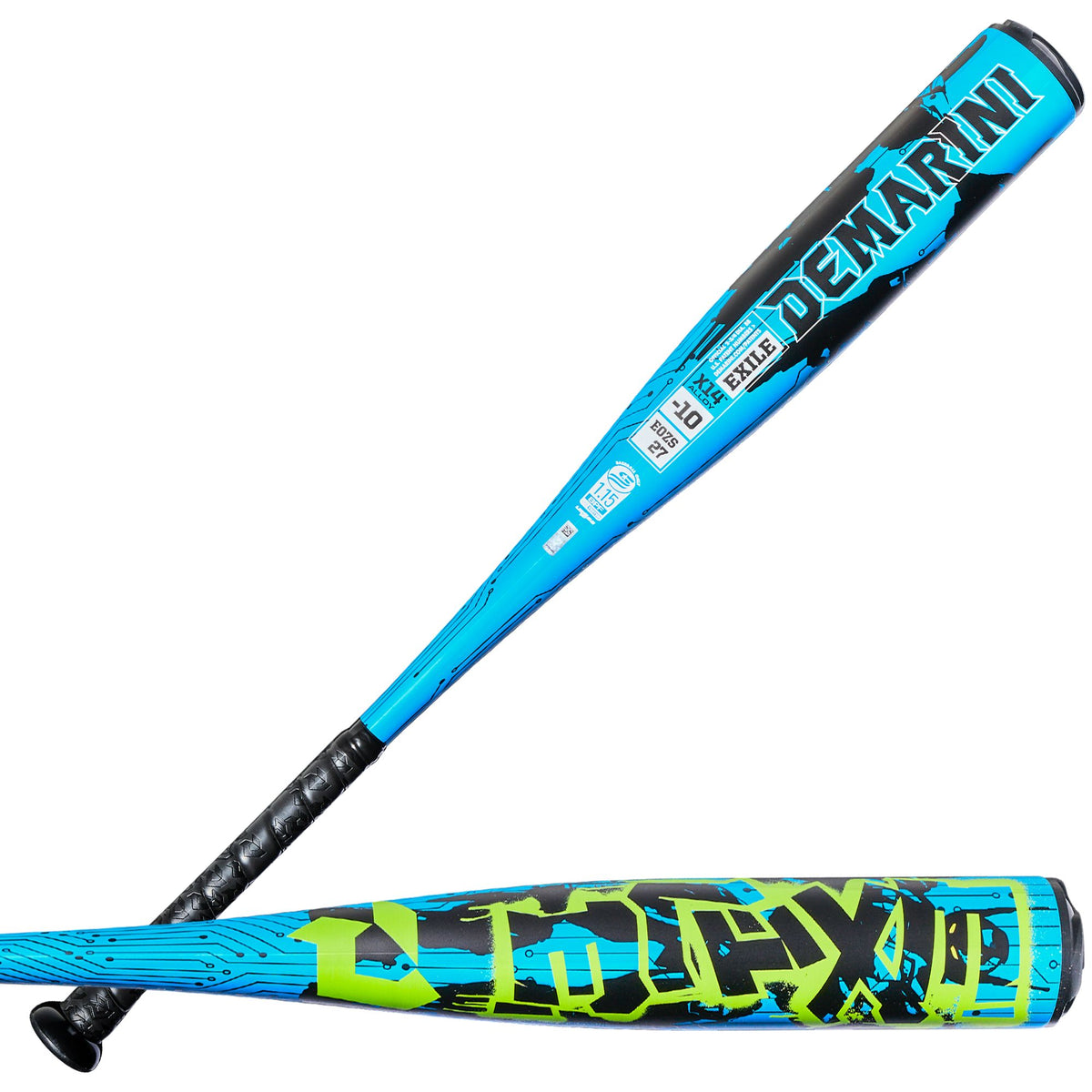 2027 Demarini 1 Piece Exile -10 Baseball Bat USSSA WBD2714010
