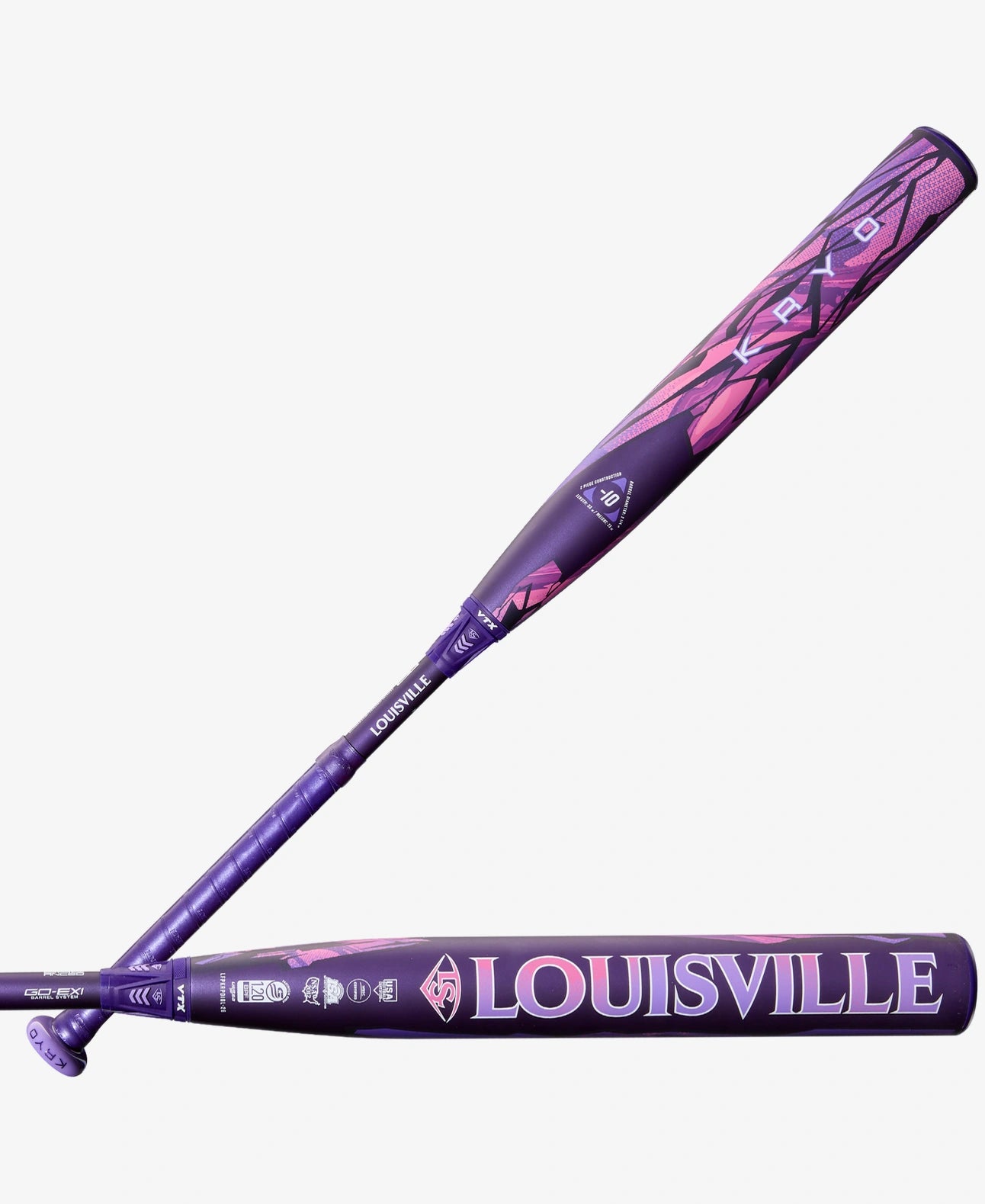 2026 Lousiville Kryo Thundernight -10 2 Piece Fast Pitch Bat