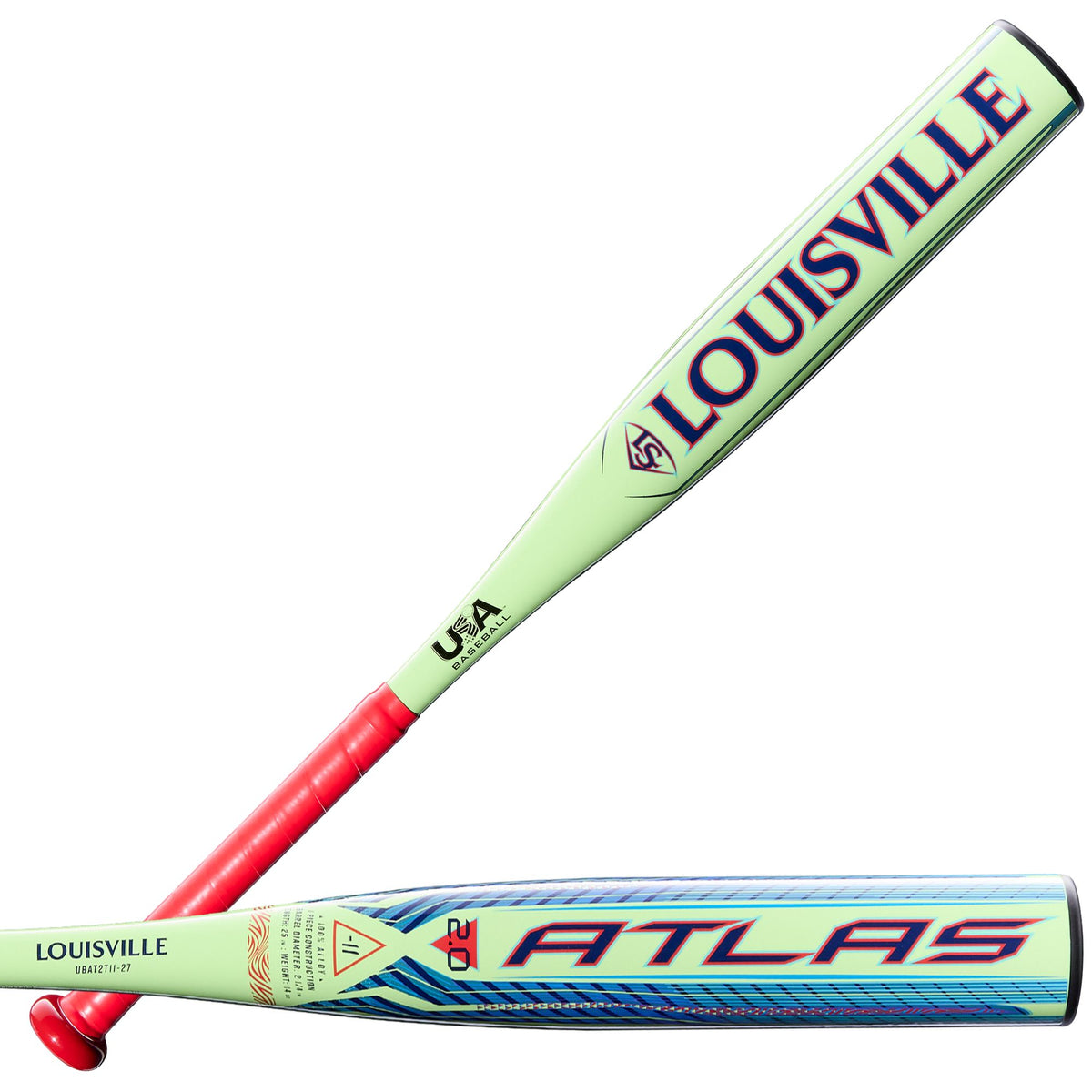 2027 Louisville Slugger Atlas 2.0 1 Piece -11 T-Ball Baseball Bat WBL4267010