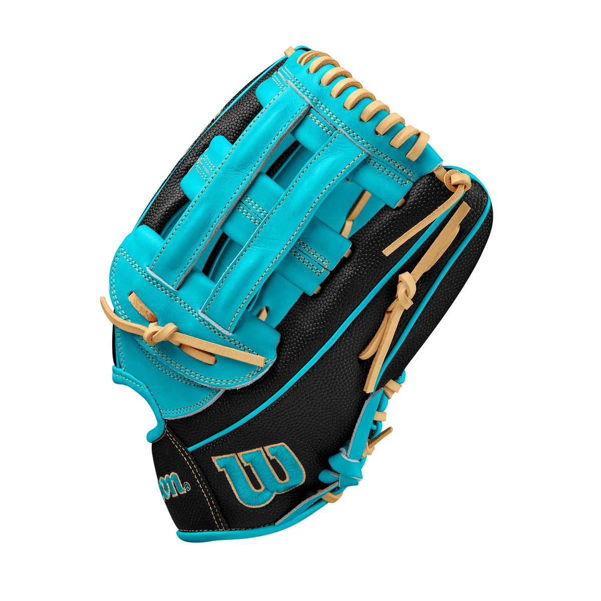 BB GLOVE WILSON A2000 PF50SS 12.25&#39;&#39;  BS25 BLACK/TEAL