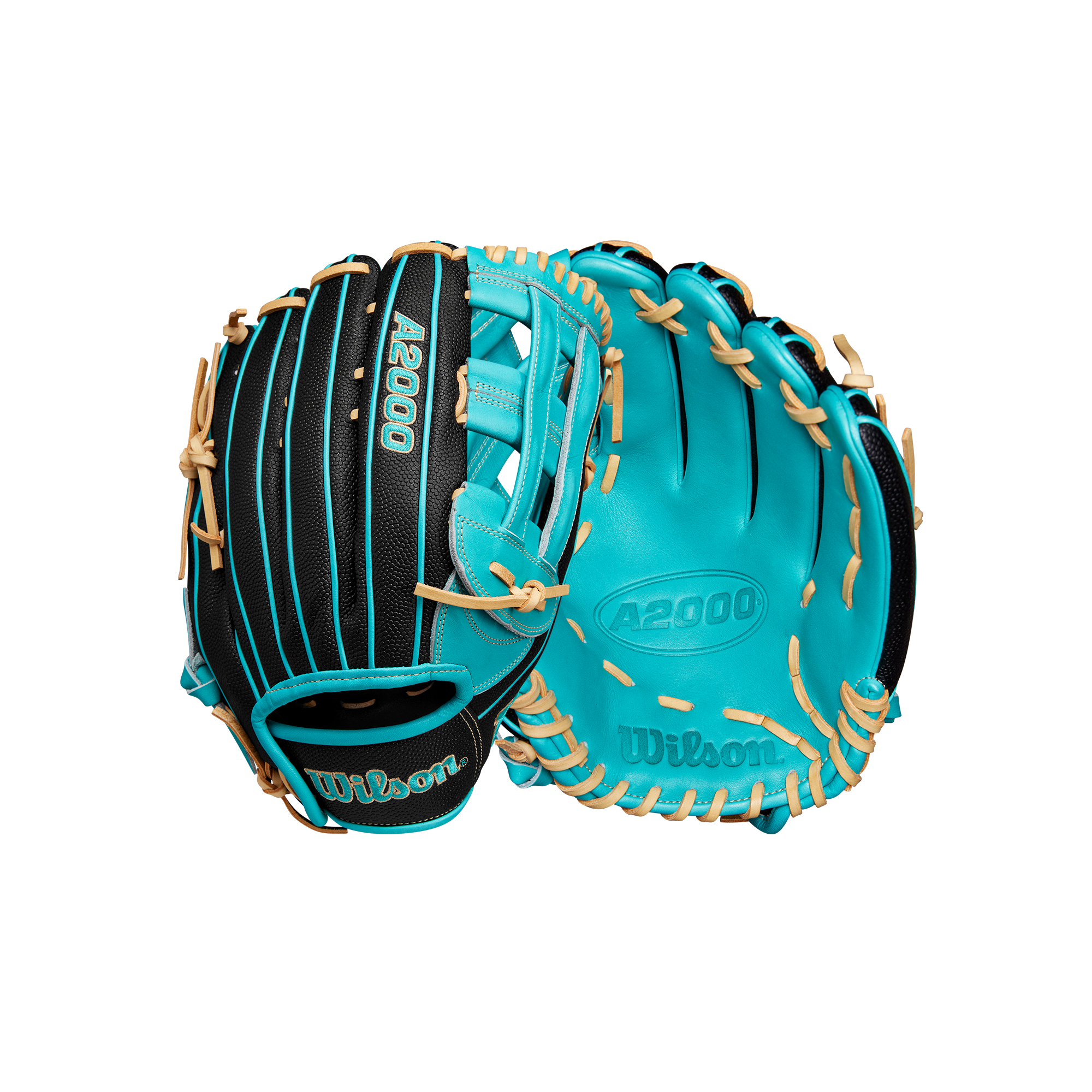 BB GLOVE WILSON A2000 PF50SS 12.25''  BS25 BLACK/TEAL