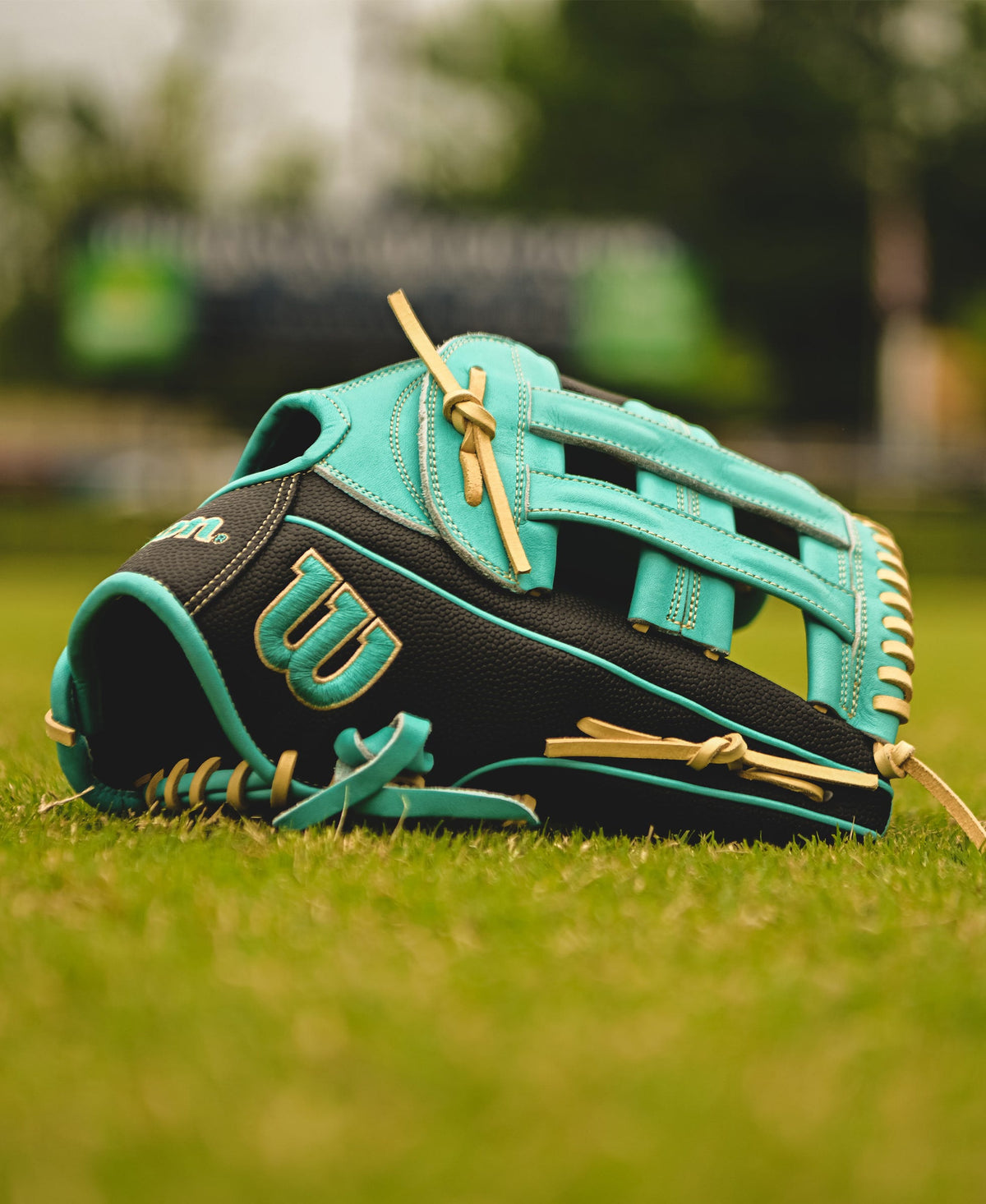 BB GLOVE WILSON A2000 PF50SS 12.25&#39;&#39;  BS25 BLACK/TEAL