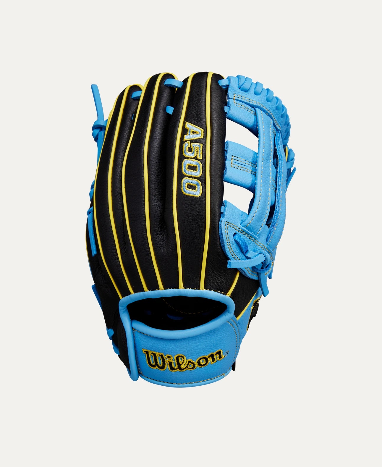 2025 Wilson A500 10.5" Utility Baseball Glove Right Hand Throw-Black/Blue/Yellow