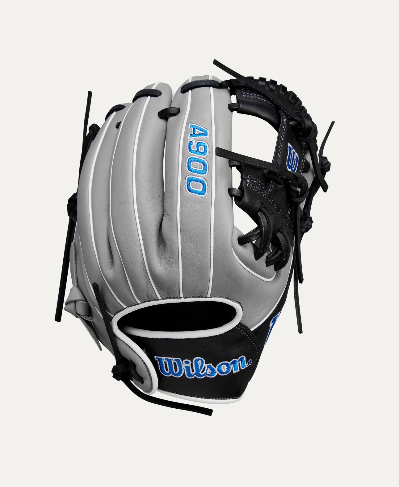 2025 Wilson A900 PF1125 11.25" Infield Baseball Glove Right Hand Throw-Black/Silver/White/Blue