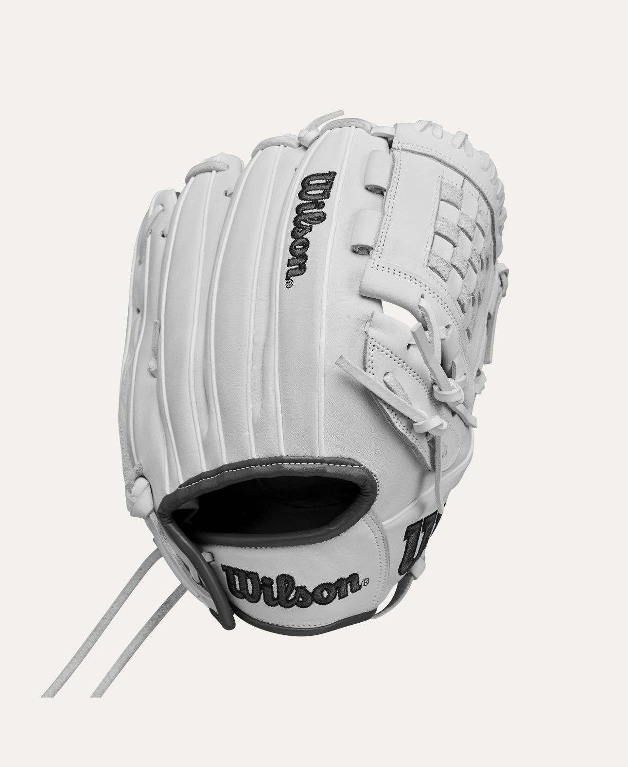 2025 Wilson A1000 P12 12" Pitchers Softball Glove Left Hand Throw- Grey/White