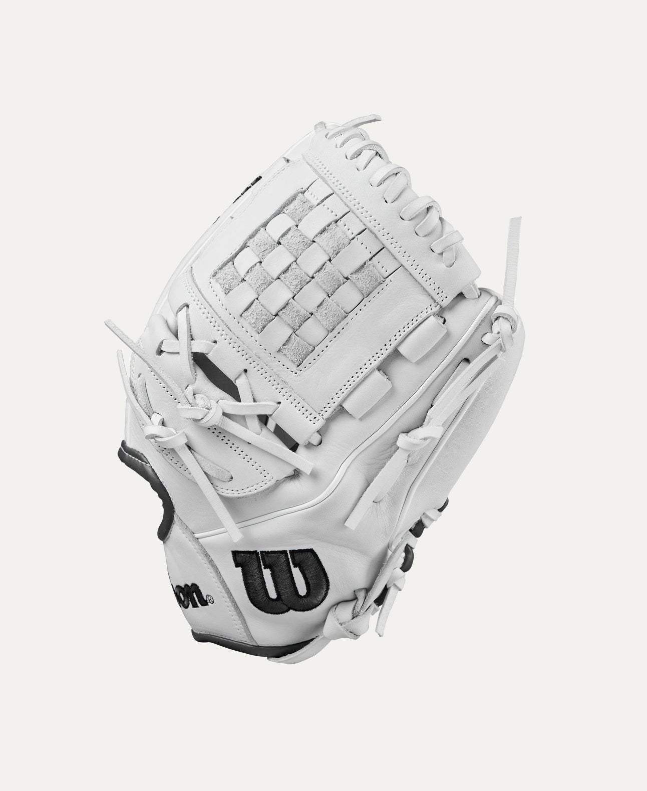 2025 Wilson A1000 P12 12" Pitchers Softball Glove Left Hand Throw- Grey/White