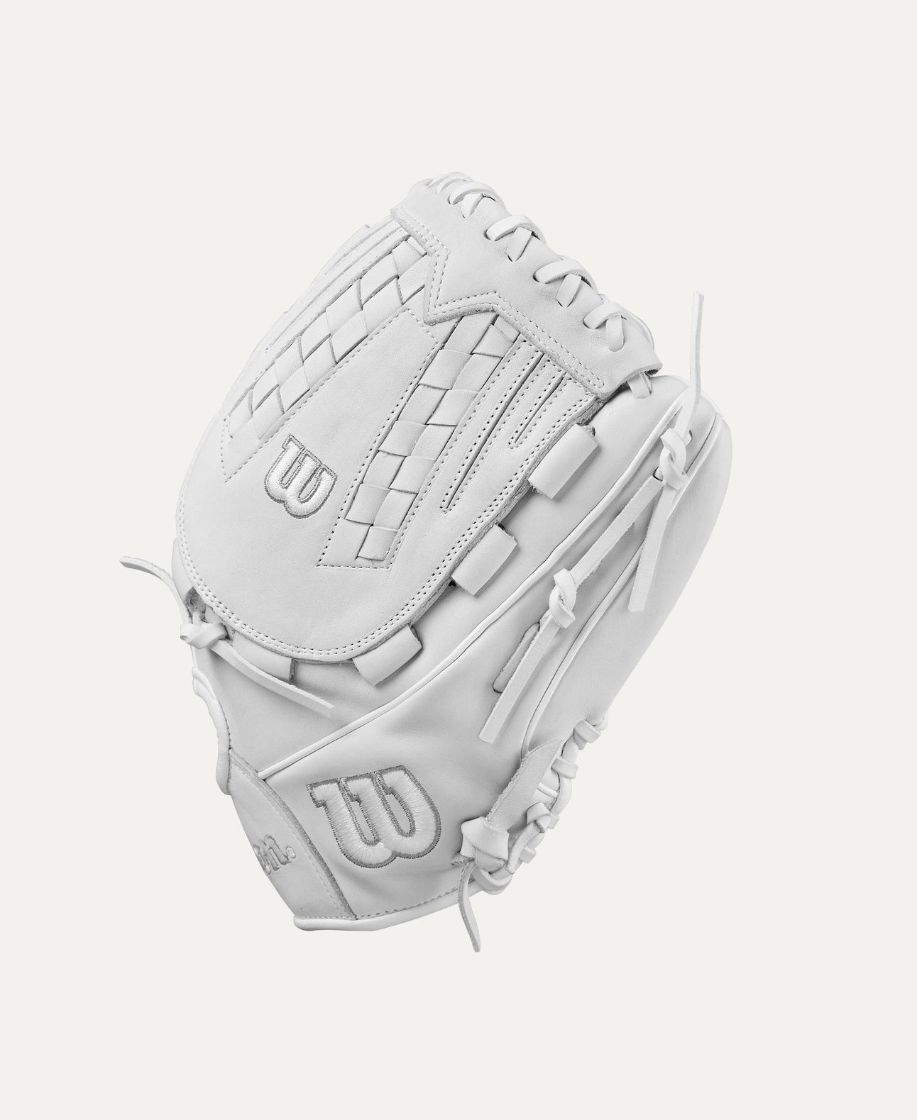 2025 Wilson A1000 V125 12.5" Utility Softball Glove Right Hand Throw-White/Grey