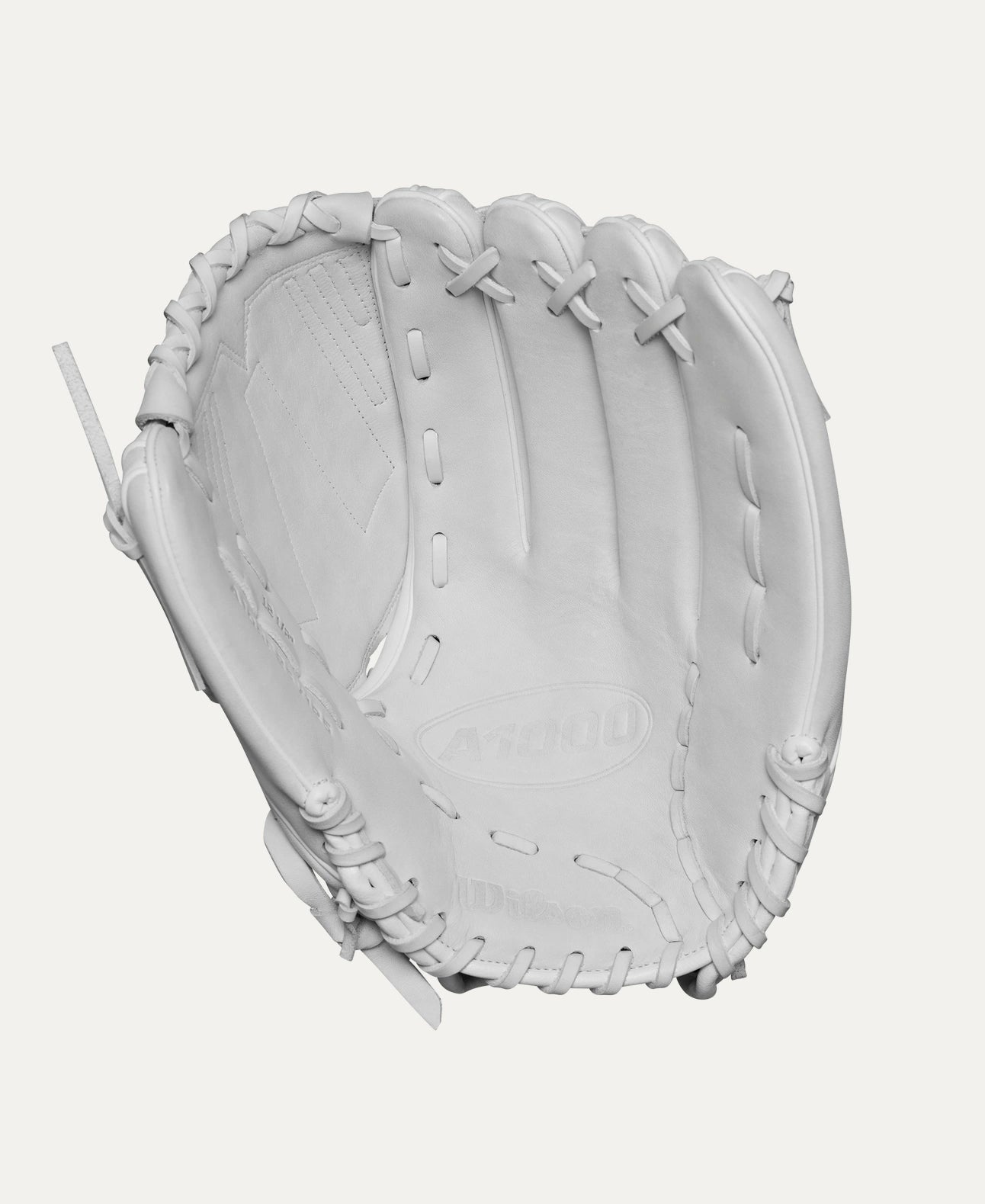 2025 Wilson A1000 V125 12.5" Utility Softball Glove Right Hand Throw-White/Grey