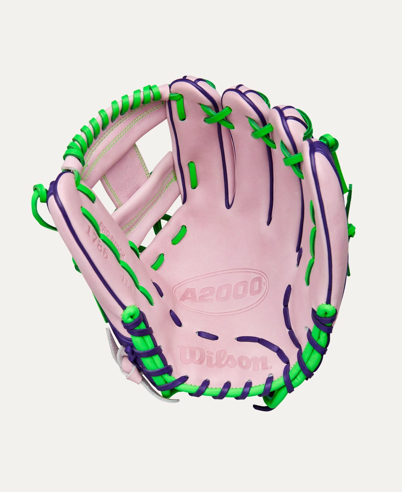 2025 Wilson A2000 1786 Fall 11.5" Infield Baseball Glove Right Hand Throw-Lavender/Purple/Green