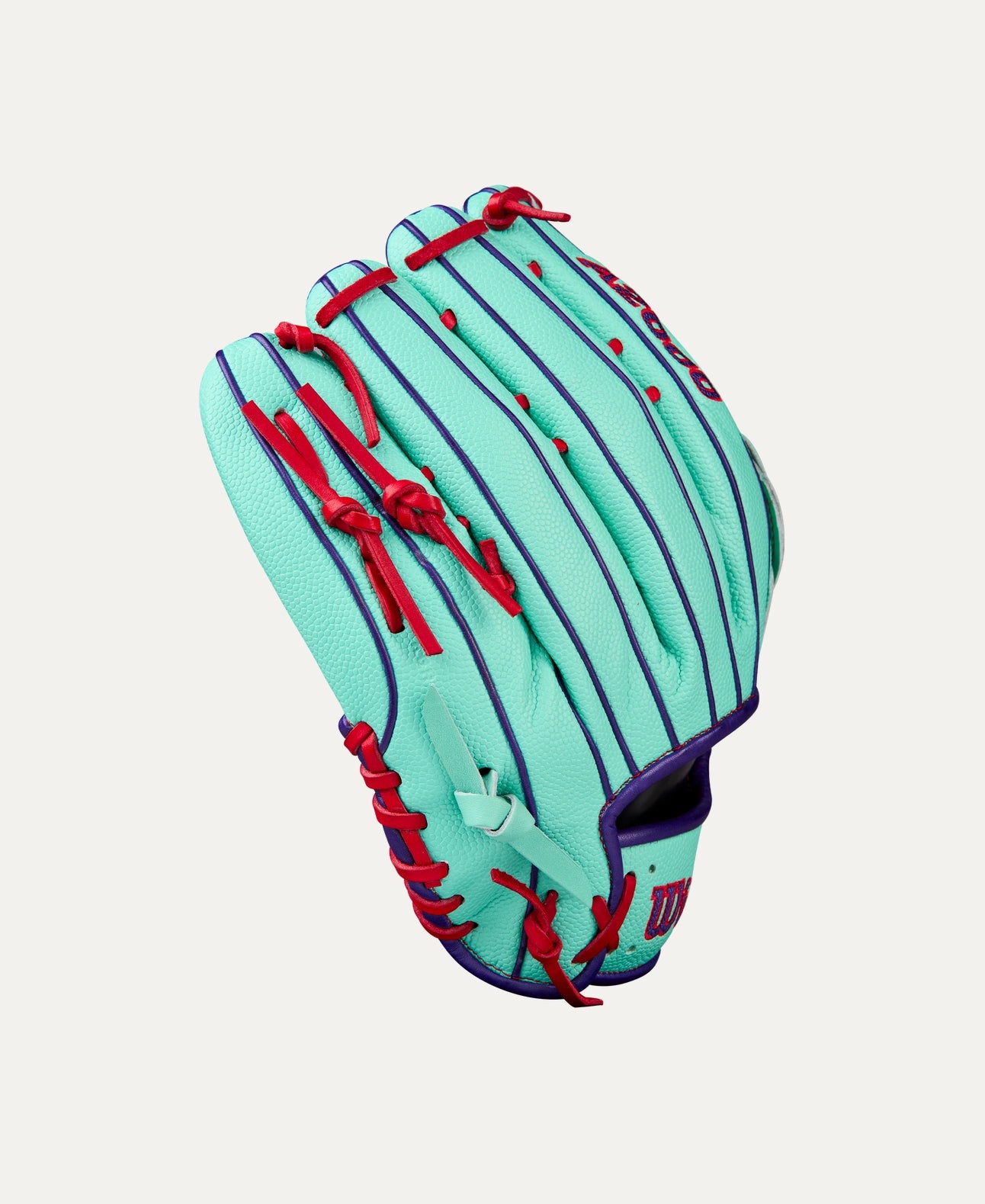 2025 Wilson A2000 1750SS Fall 12.5" Outfield Baseball Glove Right Hand Throw-Seafoam/Red/Purple