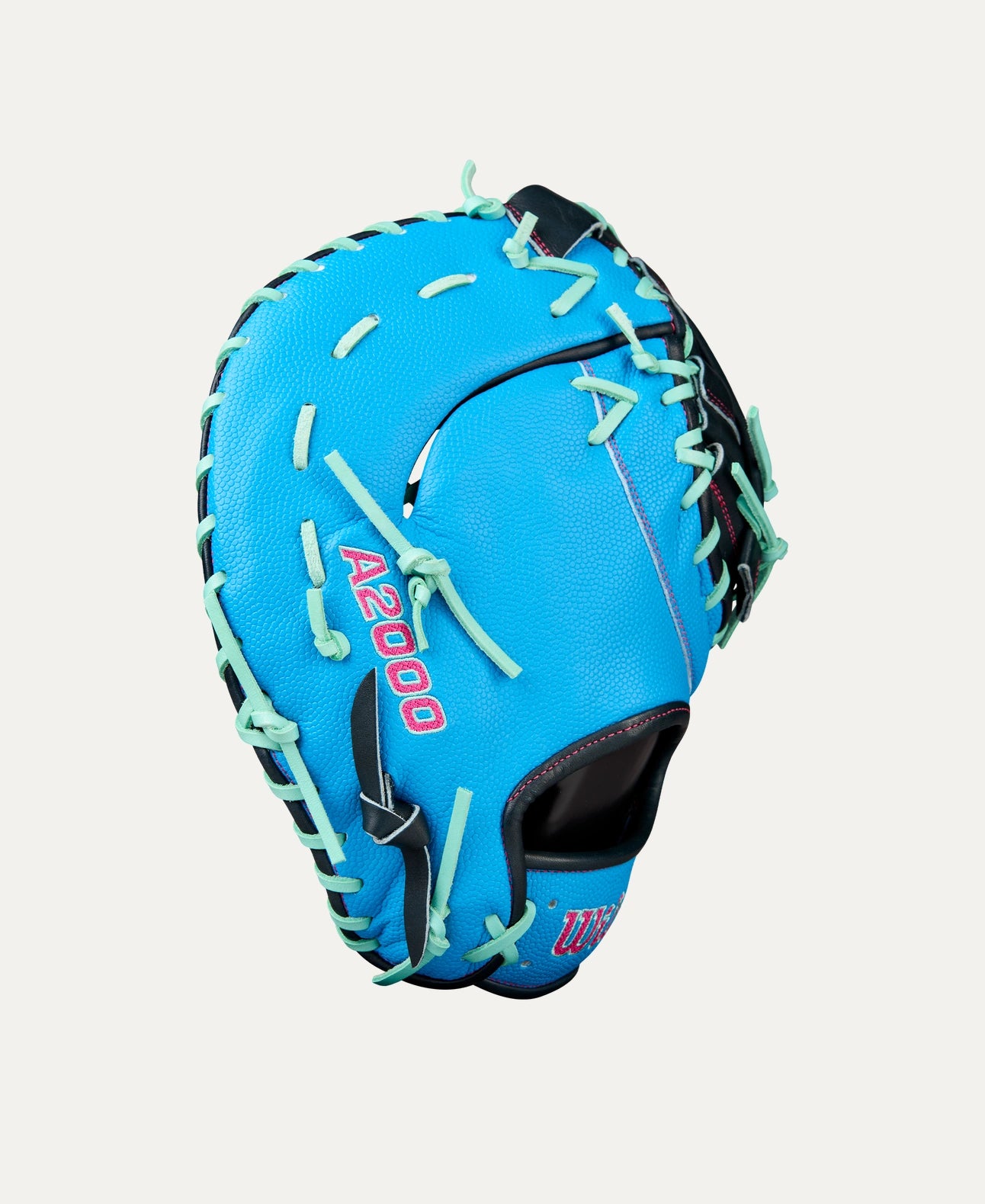 2025 Wilson A2000 Fall 1677SS 12.5" First Base Baseball Glove- Navy Palm/Sky Blue SS/Seafoam