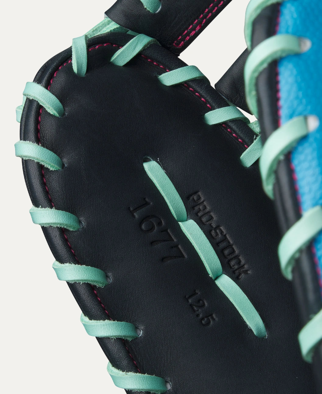 2025 Wilson A2000 Fall 1677SS 12.5" First Base Baseball Glove- Navy Palm/Sky Blue SS/Seafoam