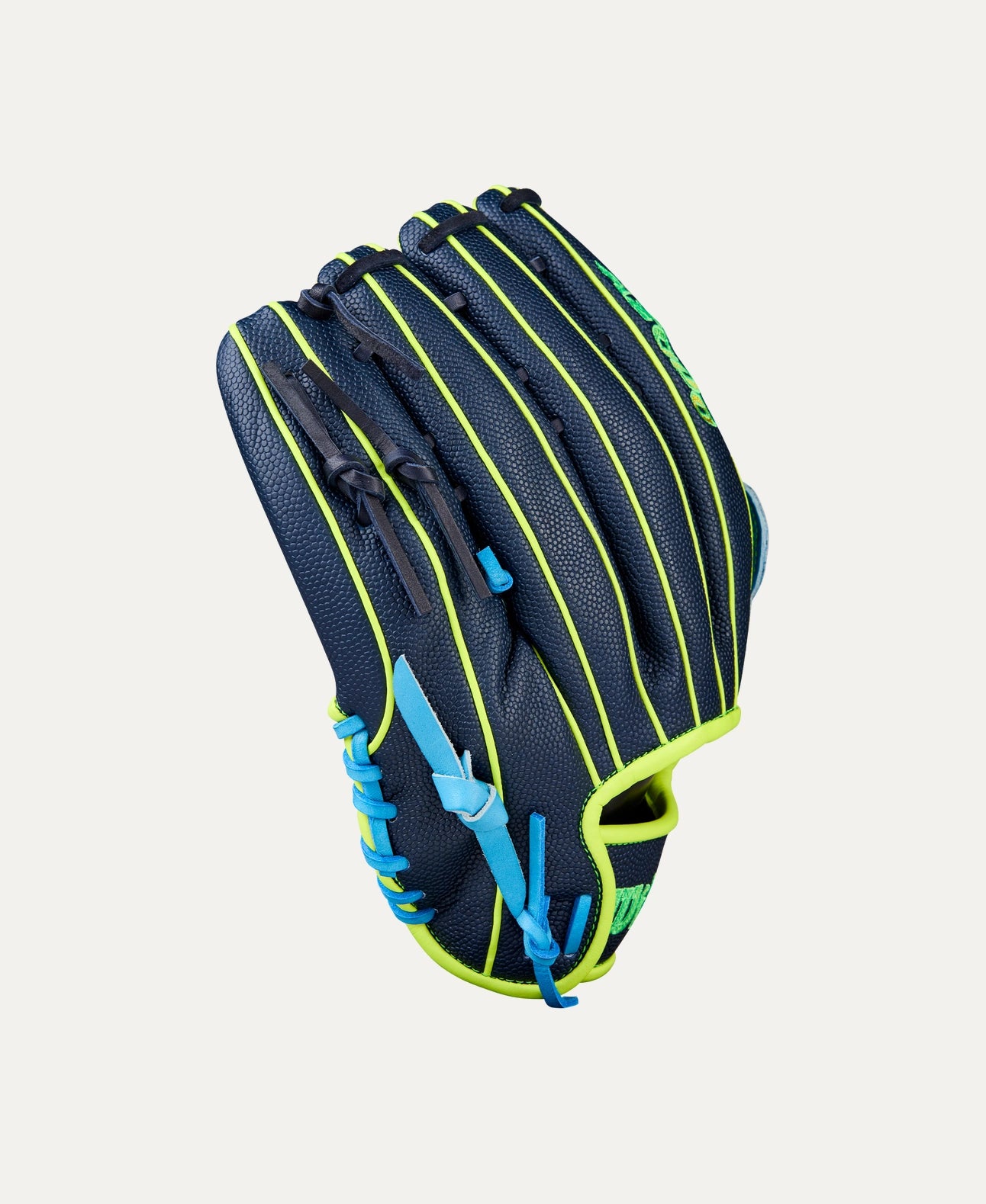 2025 Wilson A2000 Fall PF50SS 12.5" Outfield Baseball Glove Right Hand Throw- Skyblue/Navy SS/Yellow
