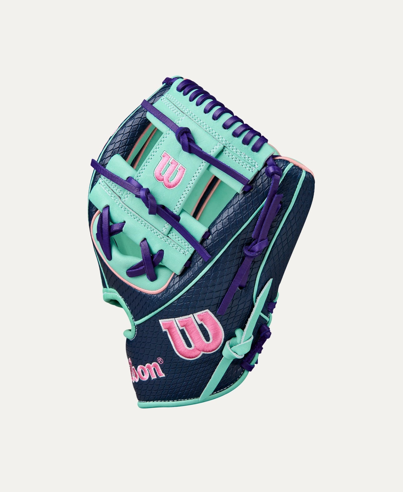 2025 Wilson A2K 1786SS Fall 11.5" Infield Baseball Glove Right Hand Throw-Seafoam/Navysss/Pink/Purple