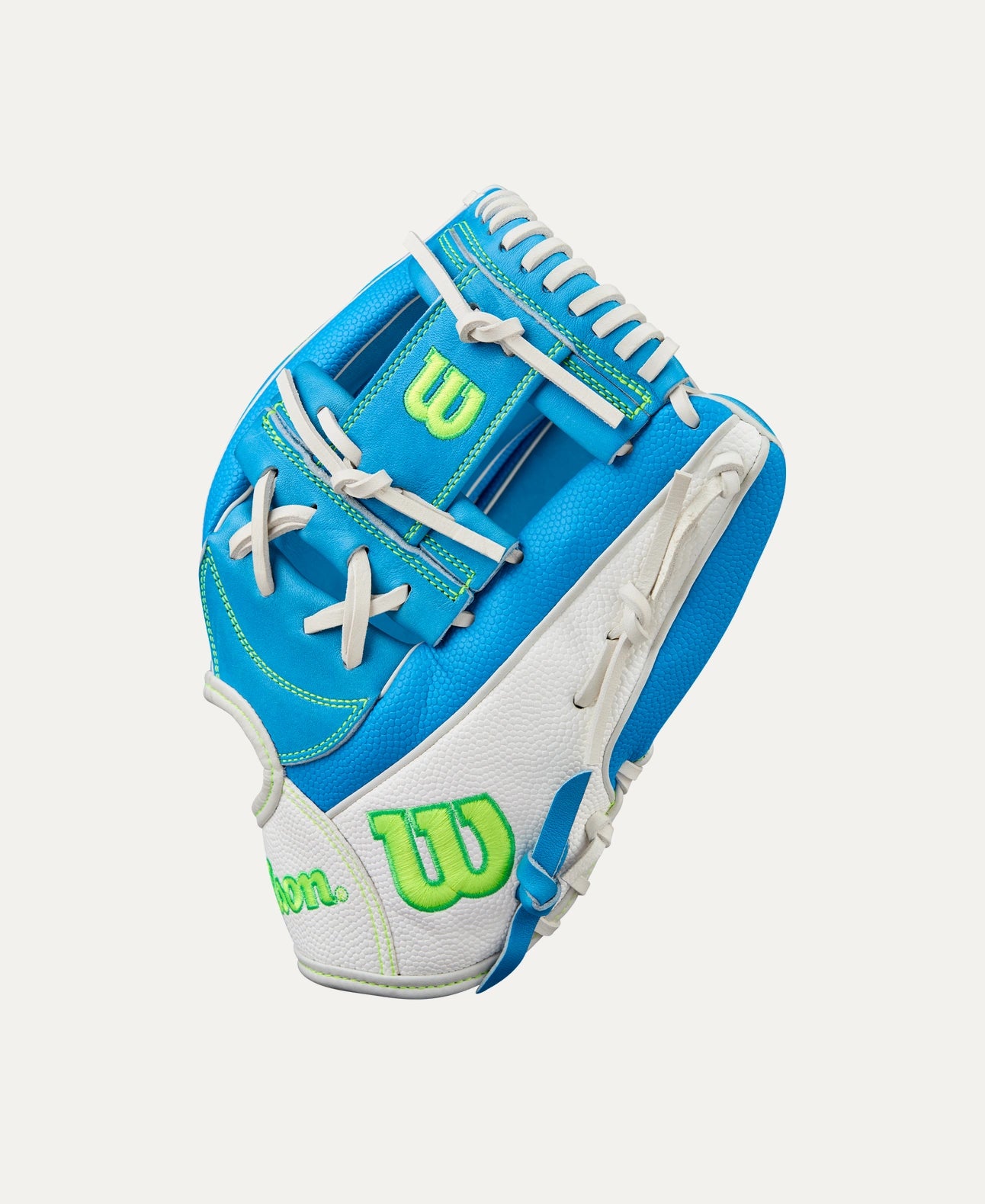 2025 Wilson A2000 H12 Fall 12" Infield Softball Glove Right Hand Throw-Skyblue SS/White SS/Green