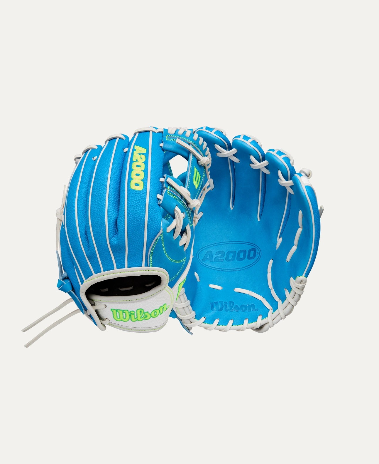 2025 Wilson A2000 H12 Fall 12" Infield Softball Glove Right Hand Throw-Skyblue SS/White SS/Green