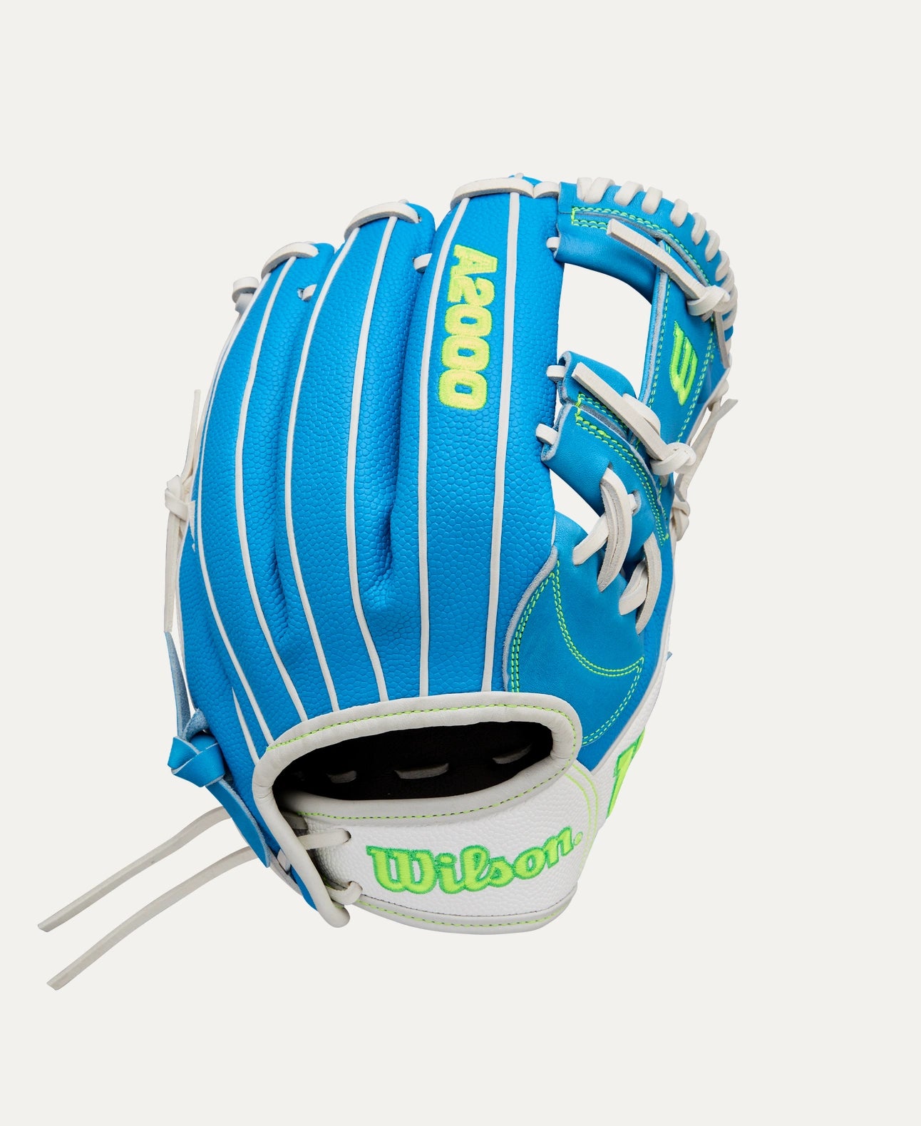 2025 Wilson A2000 H12 Fall 12" Infield Softball Glove Right Hand Throw-Skyblue SS/White SS/Green