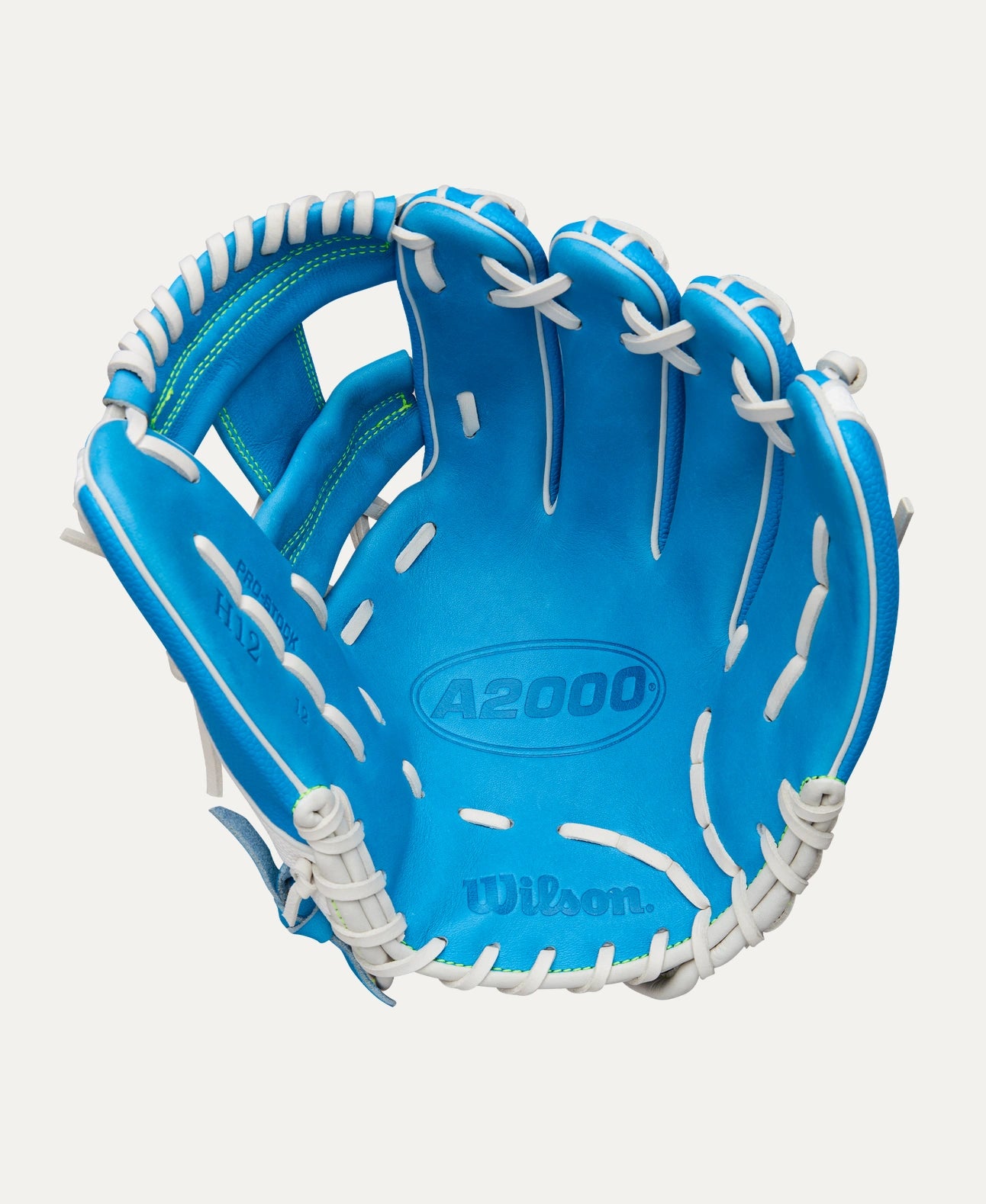 2025 Wilson A2000 H12 Fall 12" Infield Softball Glove Right Hand Throw-Skyblue SS/White SS/Green