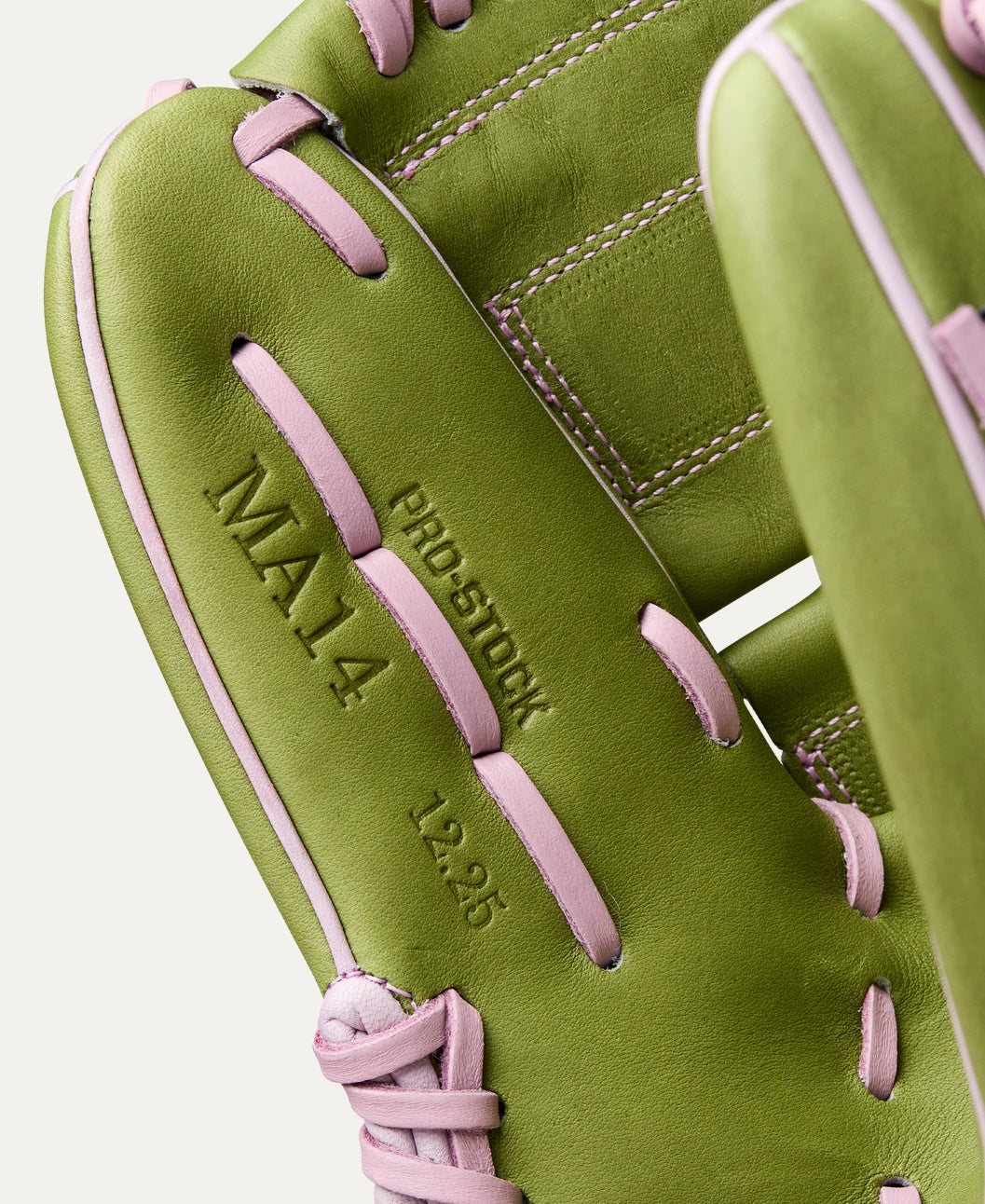 2025 Wilson A2000 MA14 Fall 12.25" Pitchers Softball Glove Right Hand Throw-Green/Lavender/Green