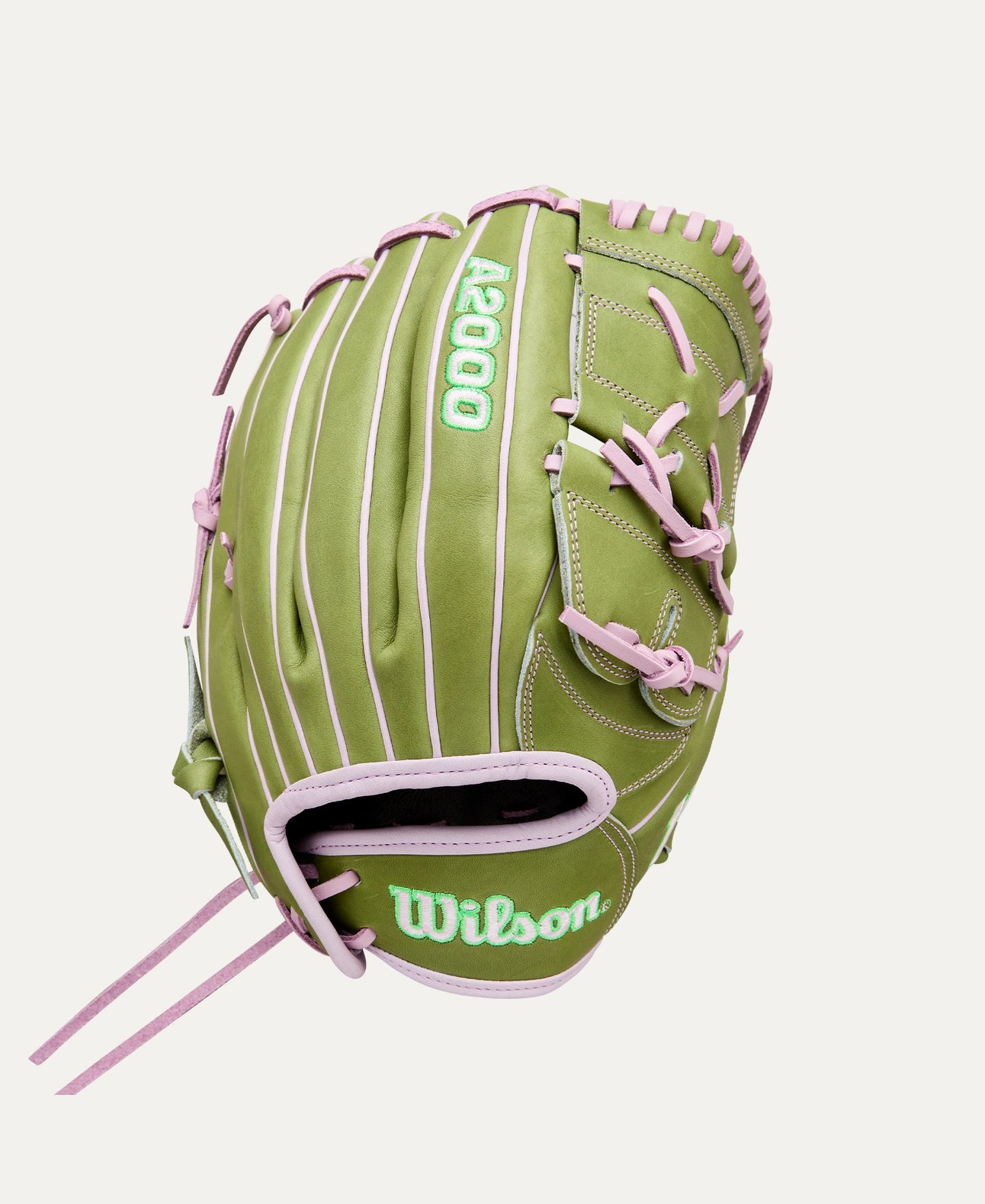 2025 Wilson A2000 MA14 Fall 12.25" Pitchers Softball Glove Right Hand Throw-Green/Lavender/Green