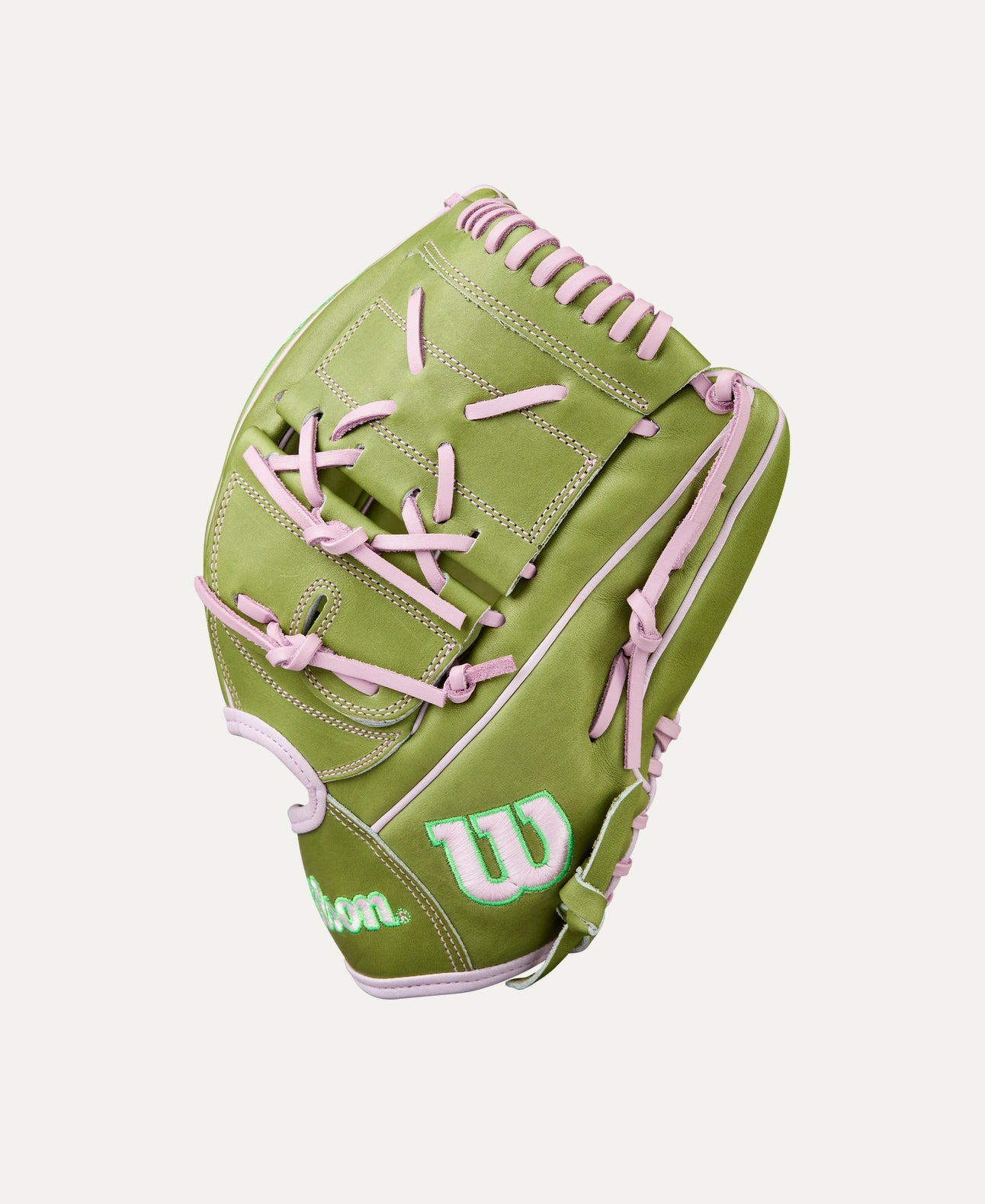 2025 Wilson A2000 MA14 Fall 12.25" Pitchers Softball Glove Right Hand Throw-Green/Lavender/Green