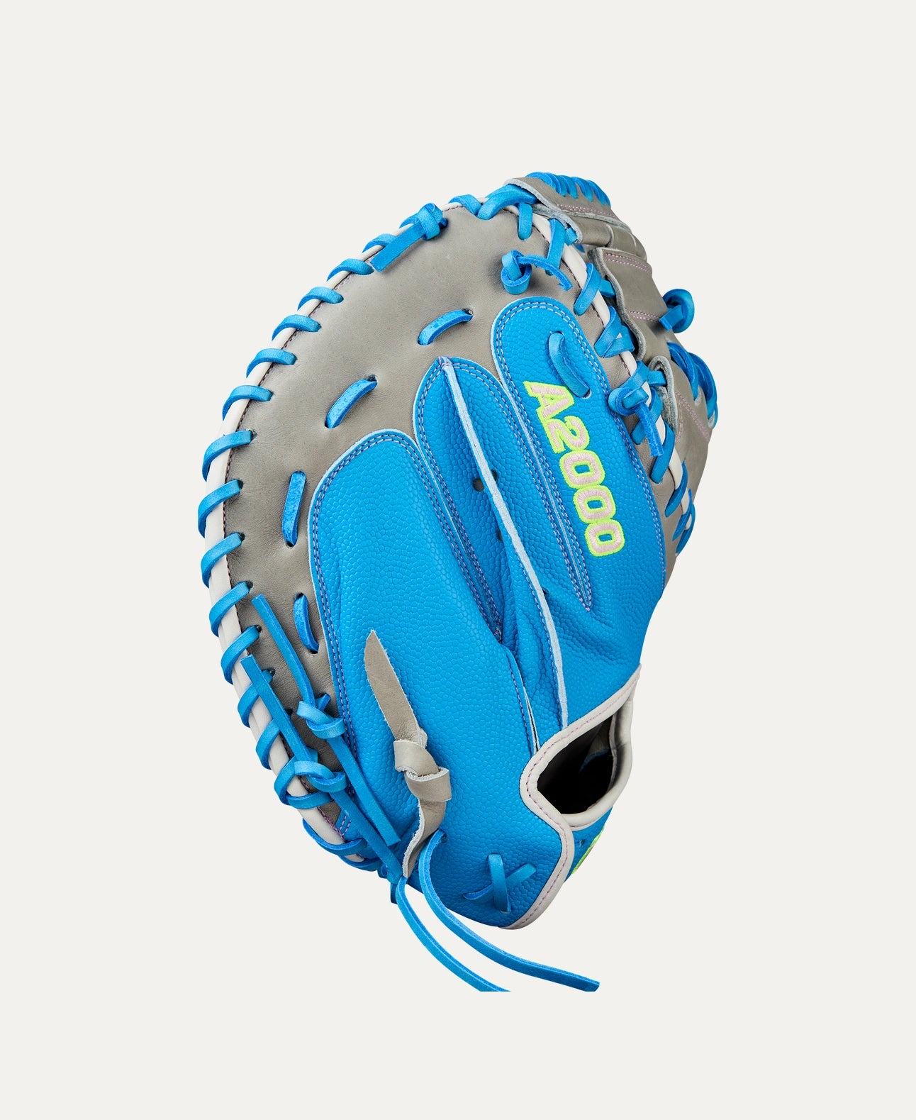 2025 Wilson A2000 FPCM23 Fall 34" Catchers Softball Glove Right Hand Throw-Skyblue/Grey/Yellow
