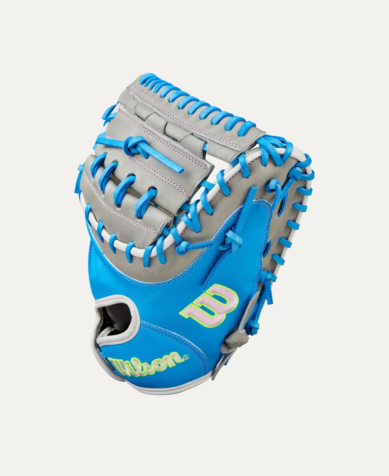 2025 Wilson A2000 FPCM23 Fall 34" Catchers Softball Glove Right Hand Throw-Skyblue/Grey/Yellow