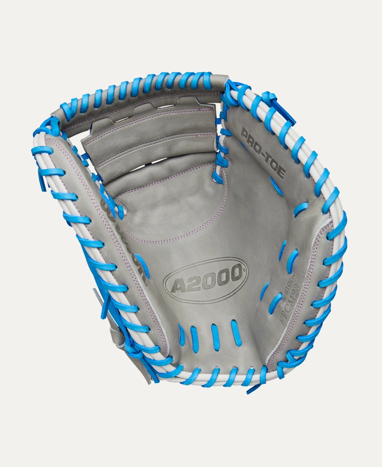 2025 Wilson A2000 FPCM23 Fall 34" Catchers Softball Glove Right Hand Throw-Skyblue/Grey/Yellow