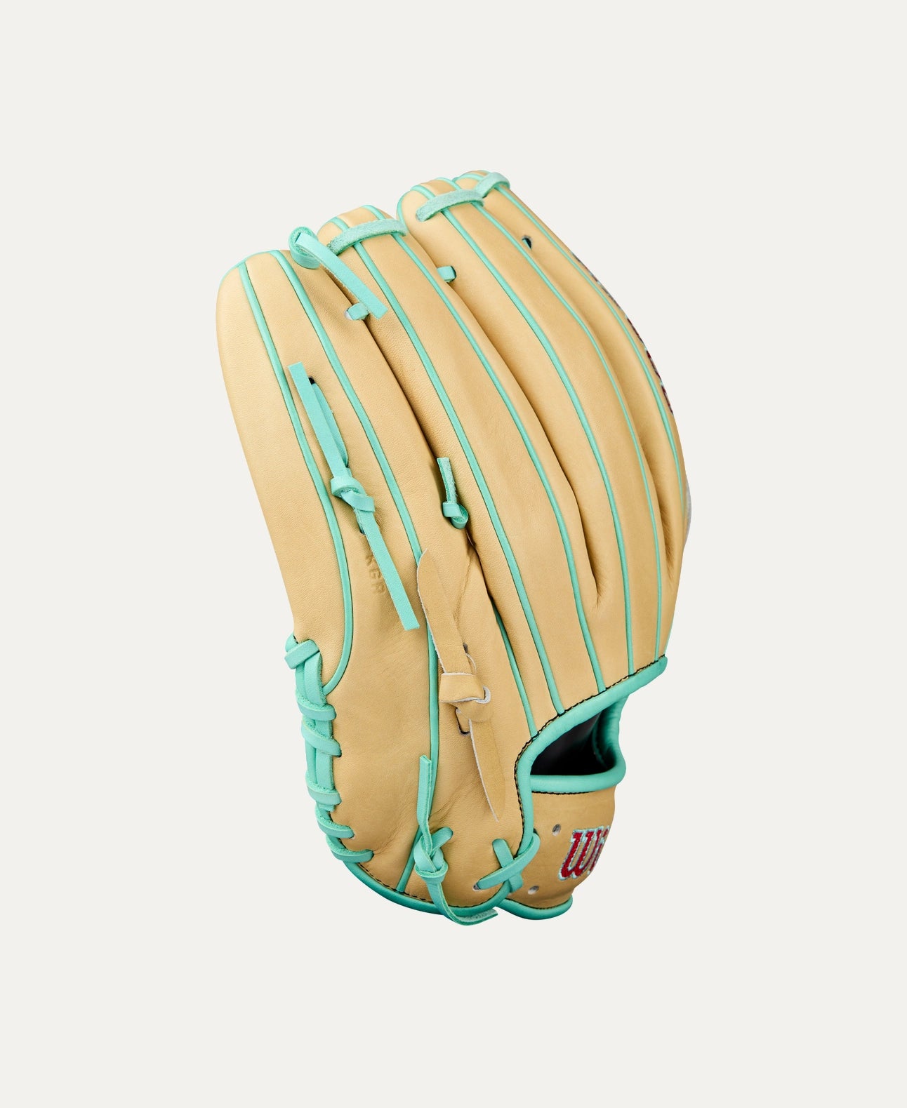 2025 Wilson A2000 B2 Fall 12" Pitchers Baseball Glove- Blonde/Seafoam/Red