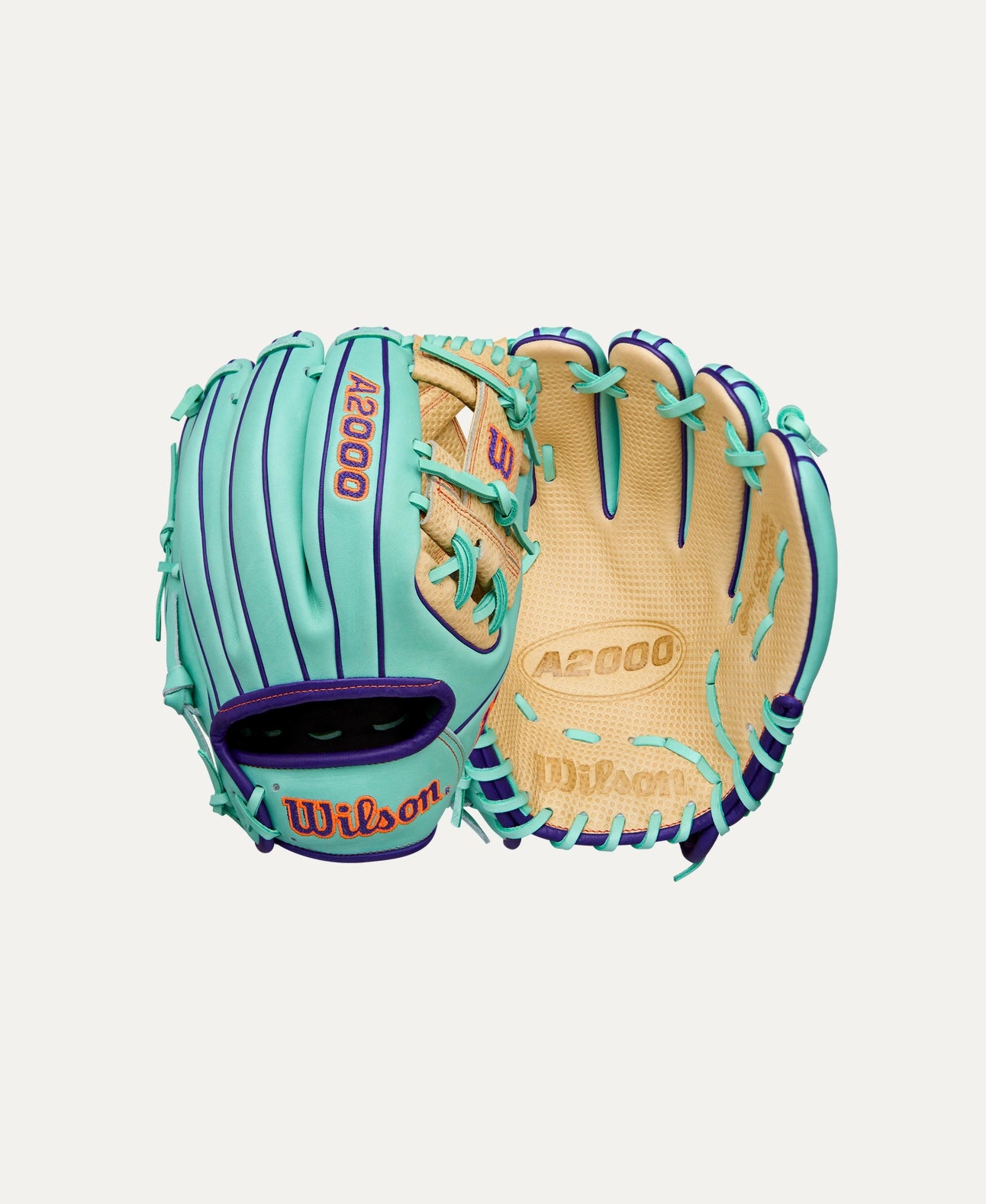 2025 Wilson A2000 Winter 1786 11.5" Infield Baseball Glove Right Hand Throw-Blonde/Seafoam