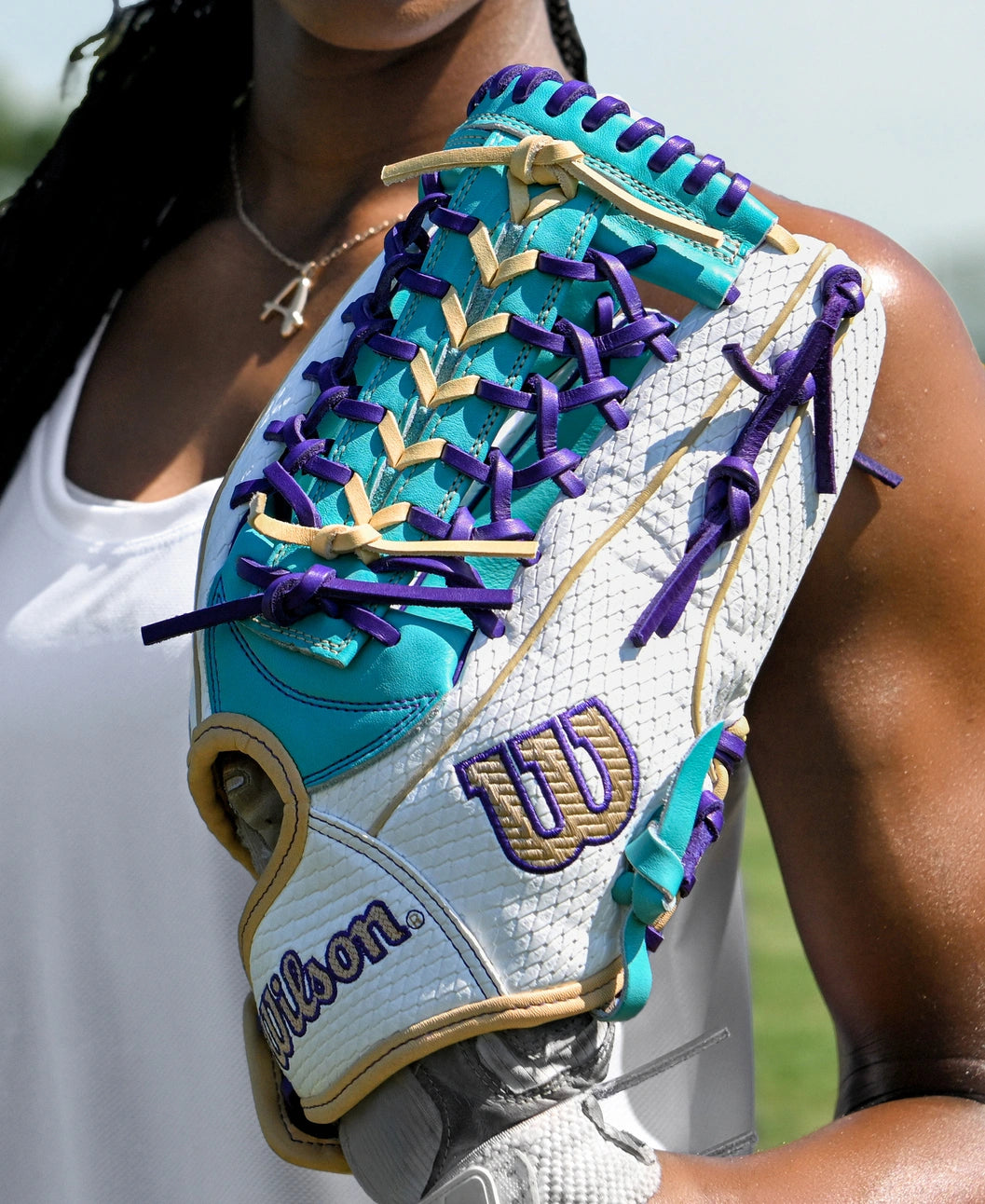 2025 Wilson A2000 Winter T125SS 12.5" Outfield Softball Glove Right Hand Throw-Teal /SSS White