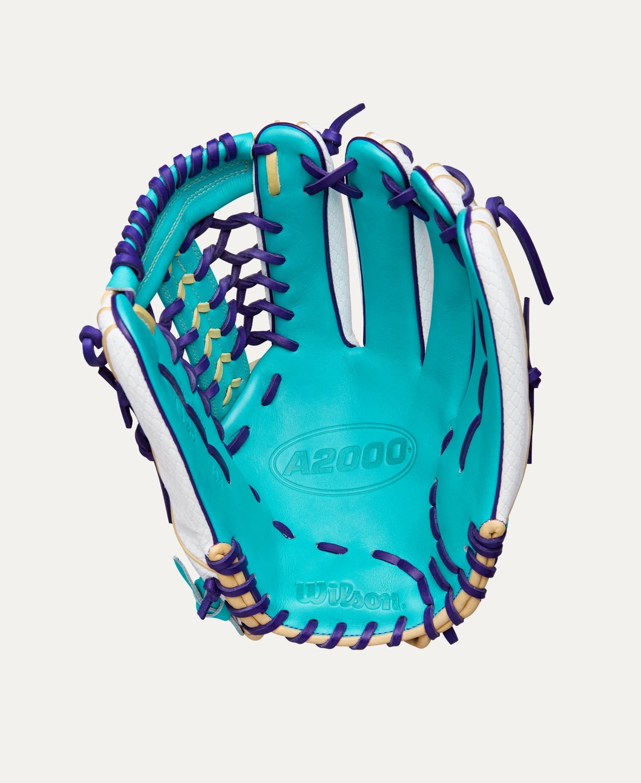 2025 Wilson A2000 Winter T125SS 12.5" Outfield Softball Glove Right Hand Throw-Teal /SSS White