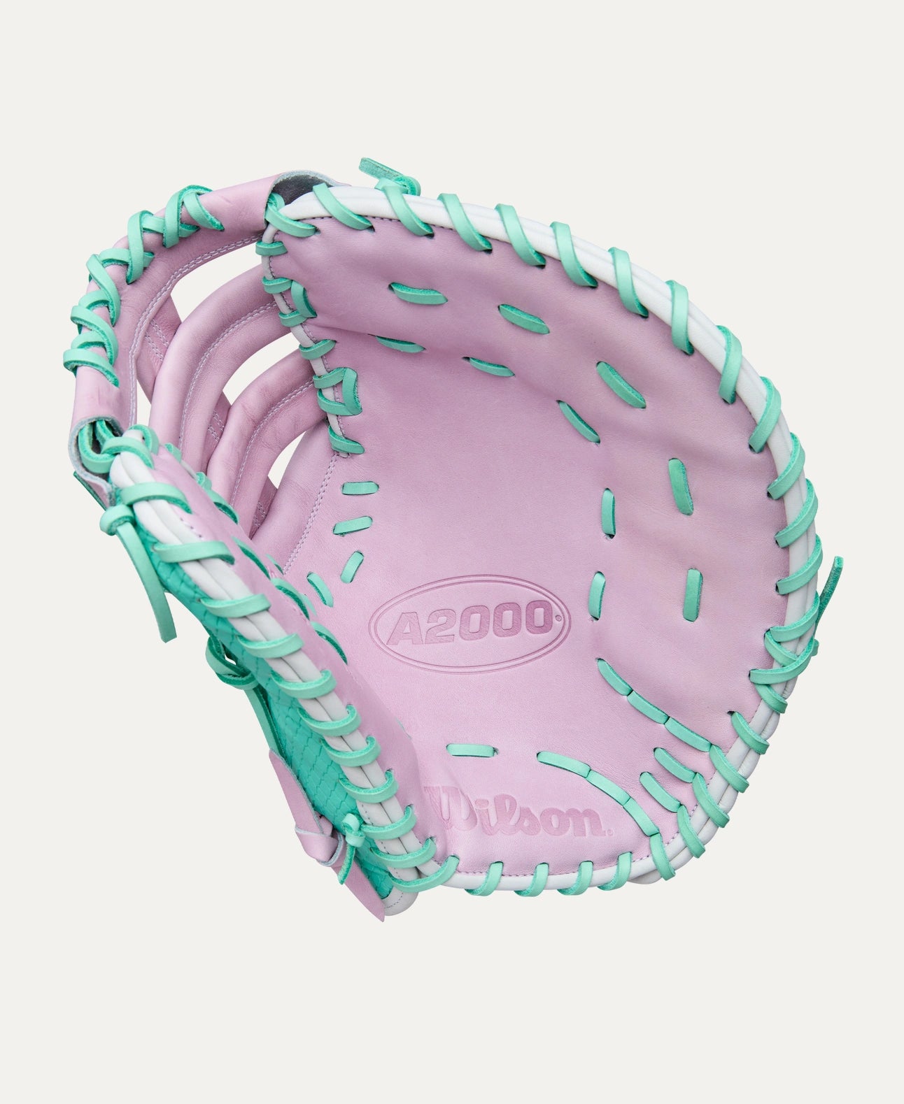 2025 Wilson A2000 FP1620SS Winter 12.5"" First Base Softball Glove- Lavender/Seafoam SSS