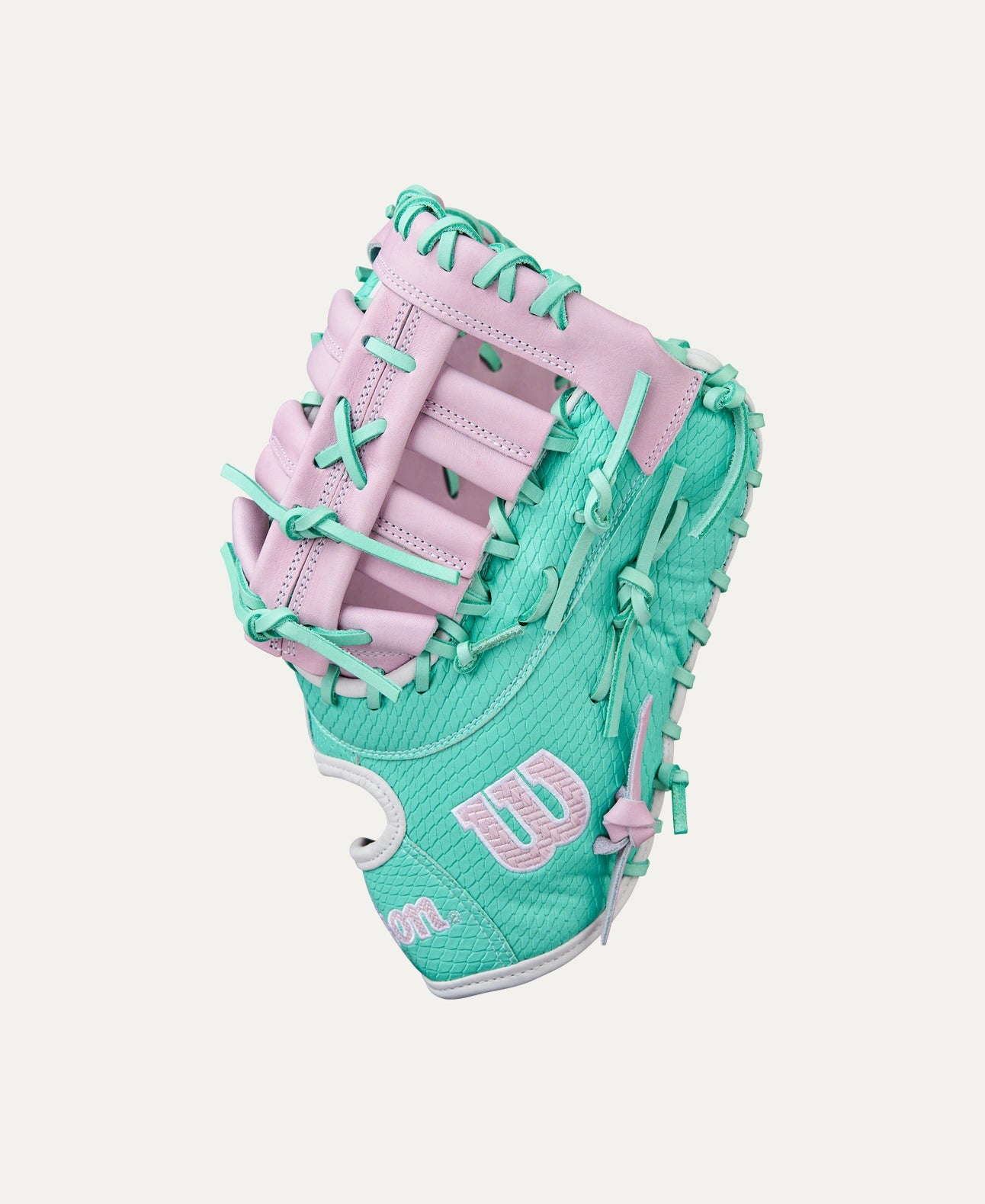 2025 Wilson A2000 FP1620SS Winter 12.5"" First Base Softball Glove- Lavender/Seafoam SSS