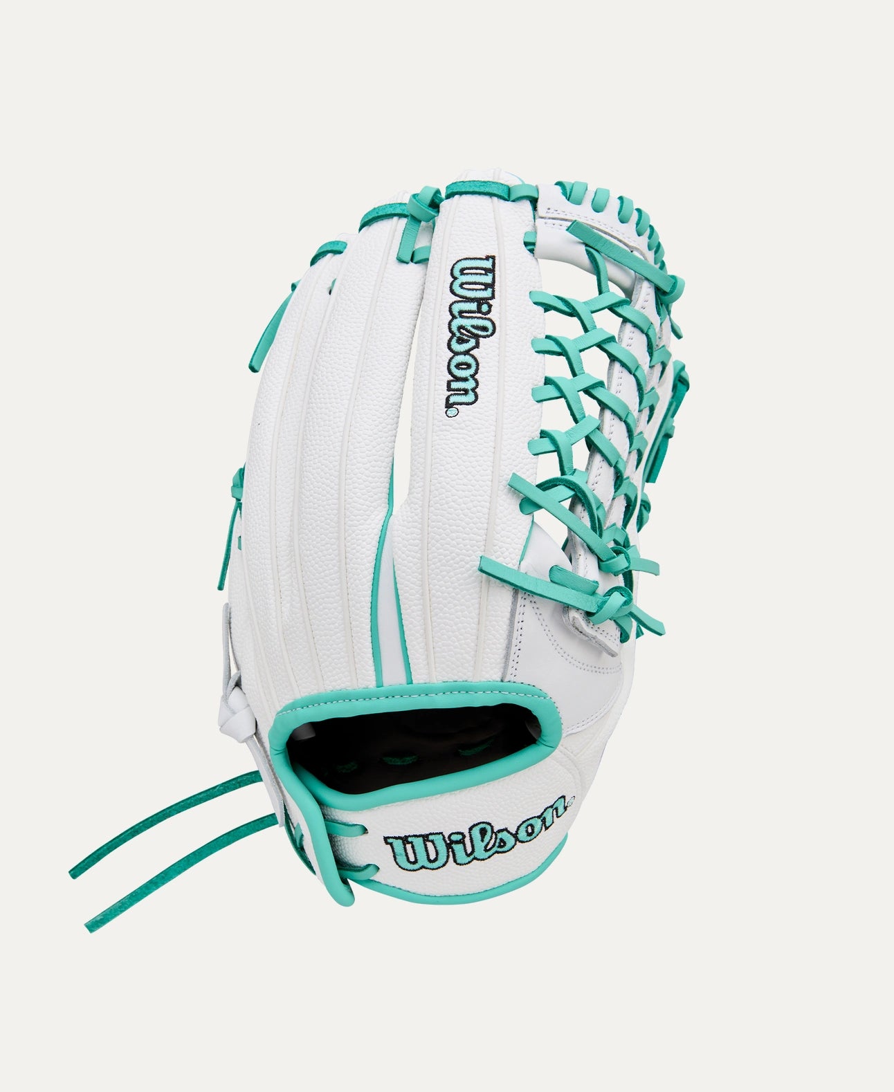 2025 Wilson A1000 T125 12.5" Outfield Softball Glove Right Hand Throw-White/Seafoam