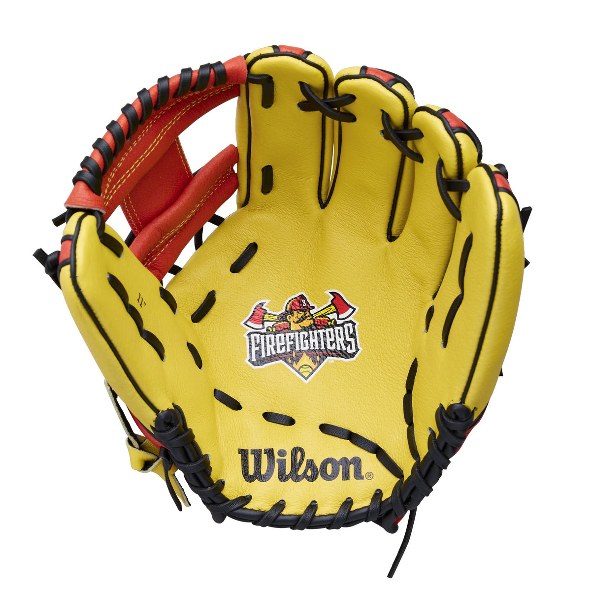 2027 Wilson Firefighters  11" Youth Utility Baseball Glove WBW10419611 - Right Hand Throw