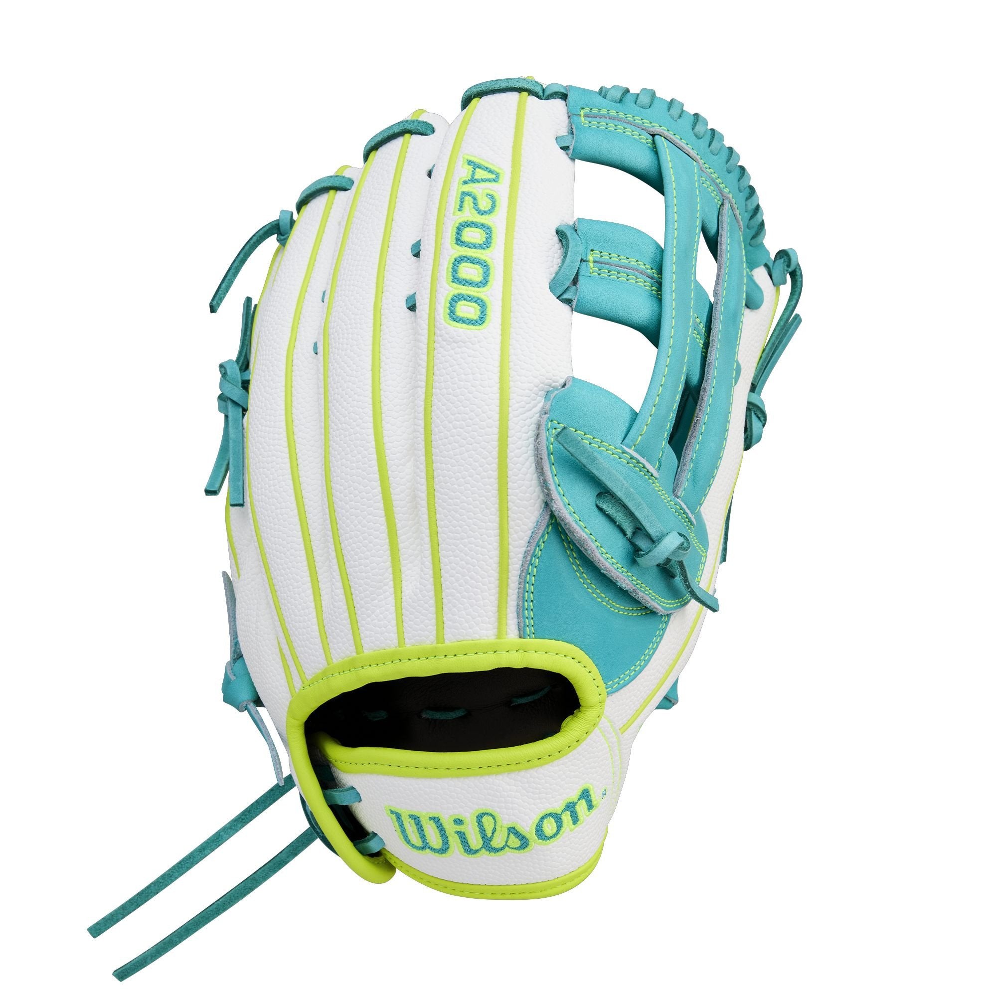 2026 Wilson A2000 FP50SS Spring 12.25" Outfield Softball Glove Right Hand Throw-Teal/Green/White SS