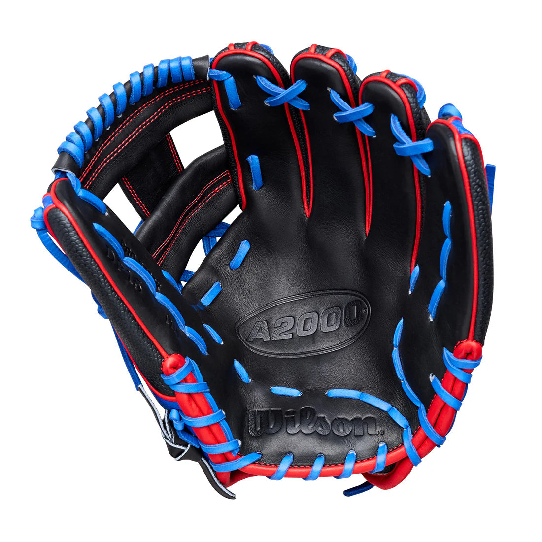2026 Wilson A2000 DP15SS 11.5" Infield Baseball Glove Right Hand Throw - Black / Royal / Red