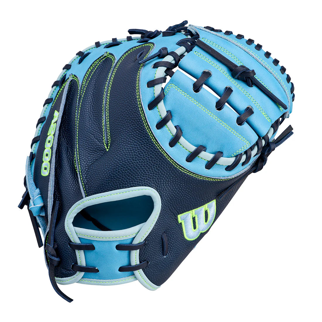 2026 Wilson A2000 CM33SS 33" Catchers  Glove Right Hand Throw - Navy / Sky Blue