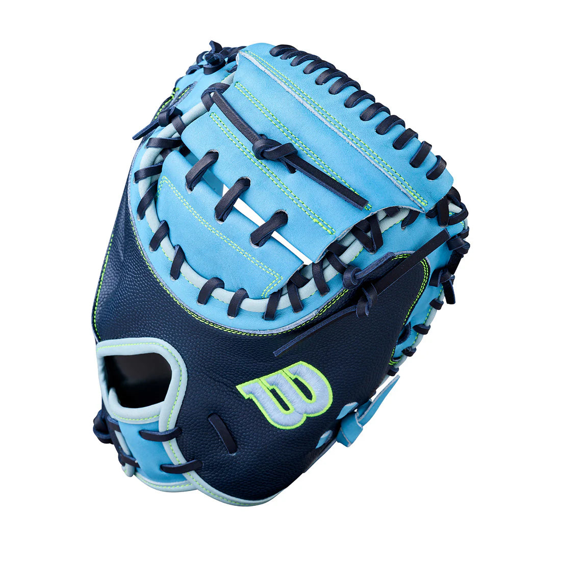 2026 Wilson A2000 CM33SS 33" Catchers Baseball Glove Right Hand Throw - Navy / Sky Blue