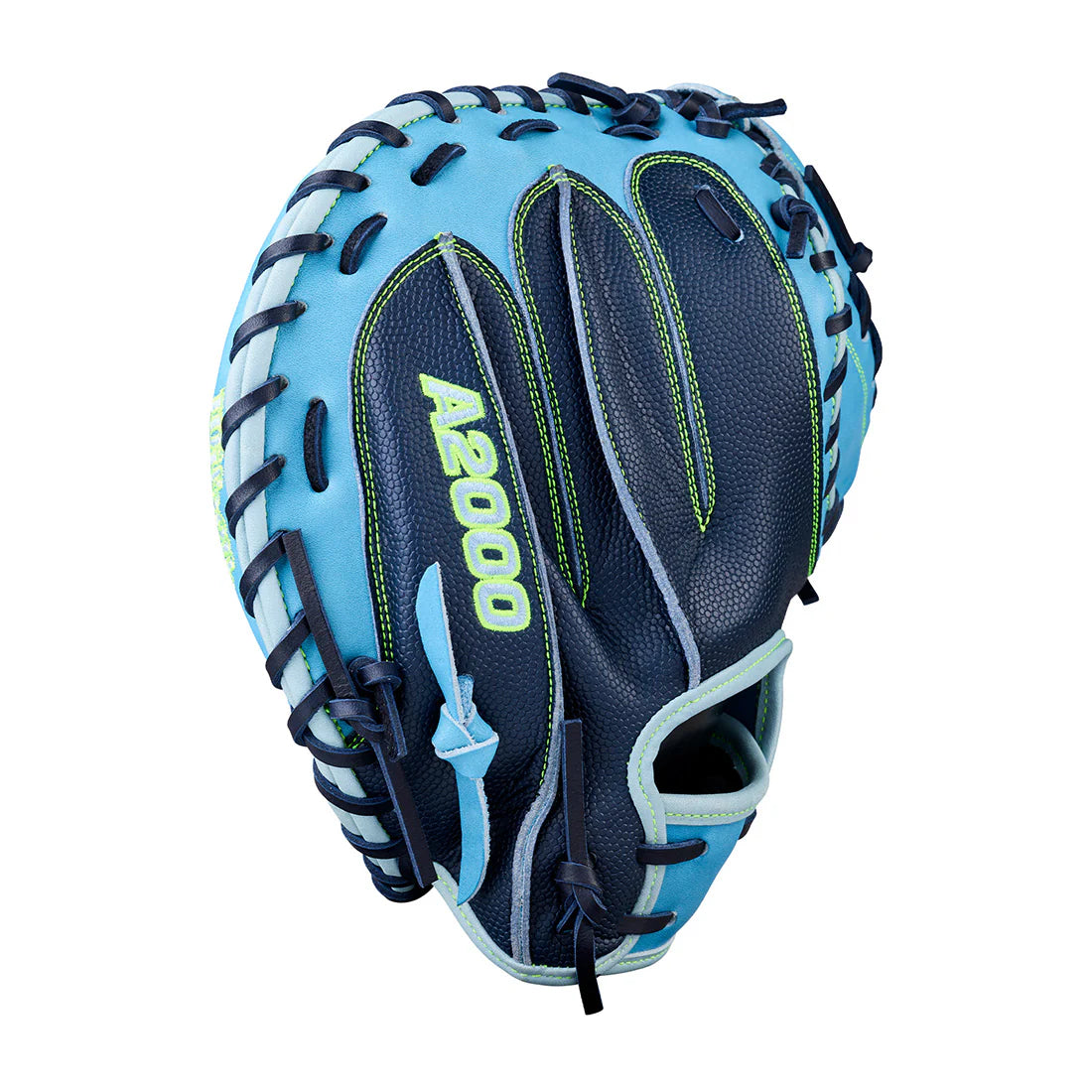 2026 Wilson A2000 CM33SS 33" Catchers Baseball Glove Right Hand Throw - Navy / Sky Blue