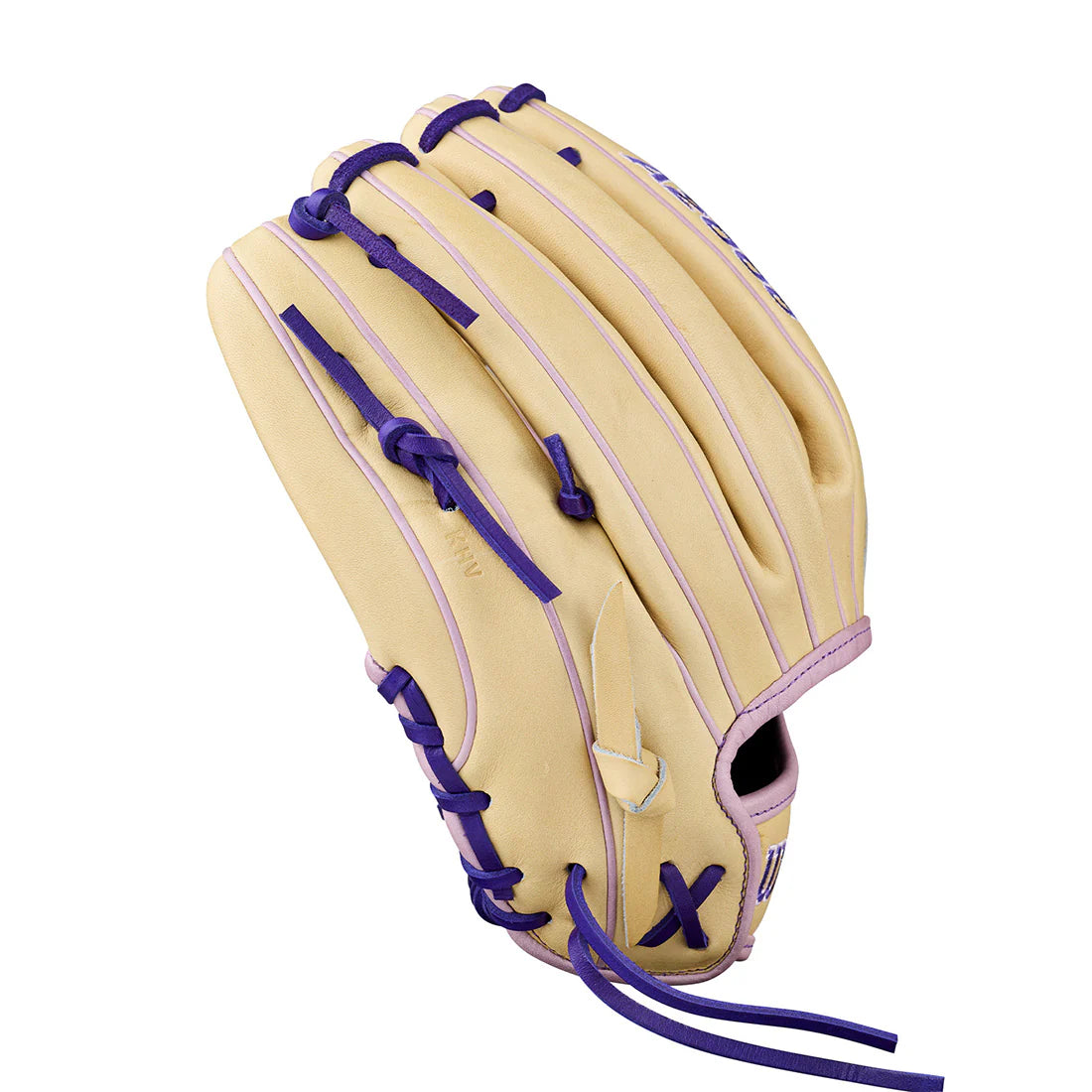 2026 Wilson A2000 H12 12" Infield Softball Glove Right Hand Throw- Blonde / Lavender / Purple