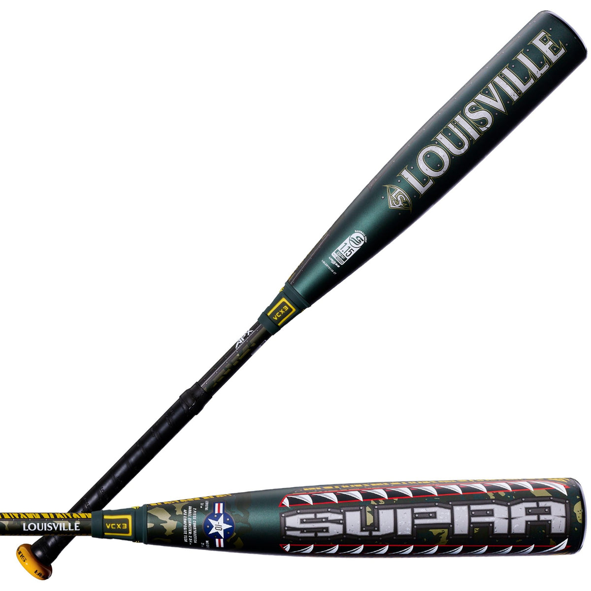 2027 Louisville Slugger Supra Tigershark -5 2 Piece Baseball Bat USSSA