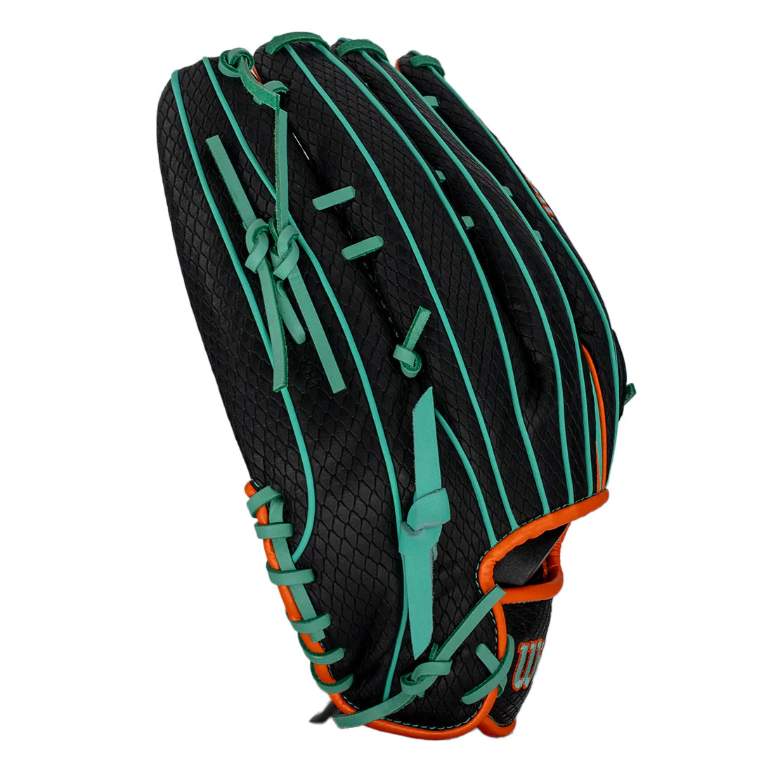 2025 Wilson A1000 H12 14" Utility Slo-pitch Glove Right Hand Throw-Seafoam/Black/Orange